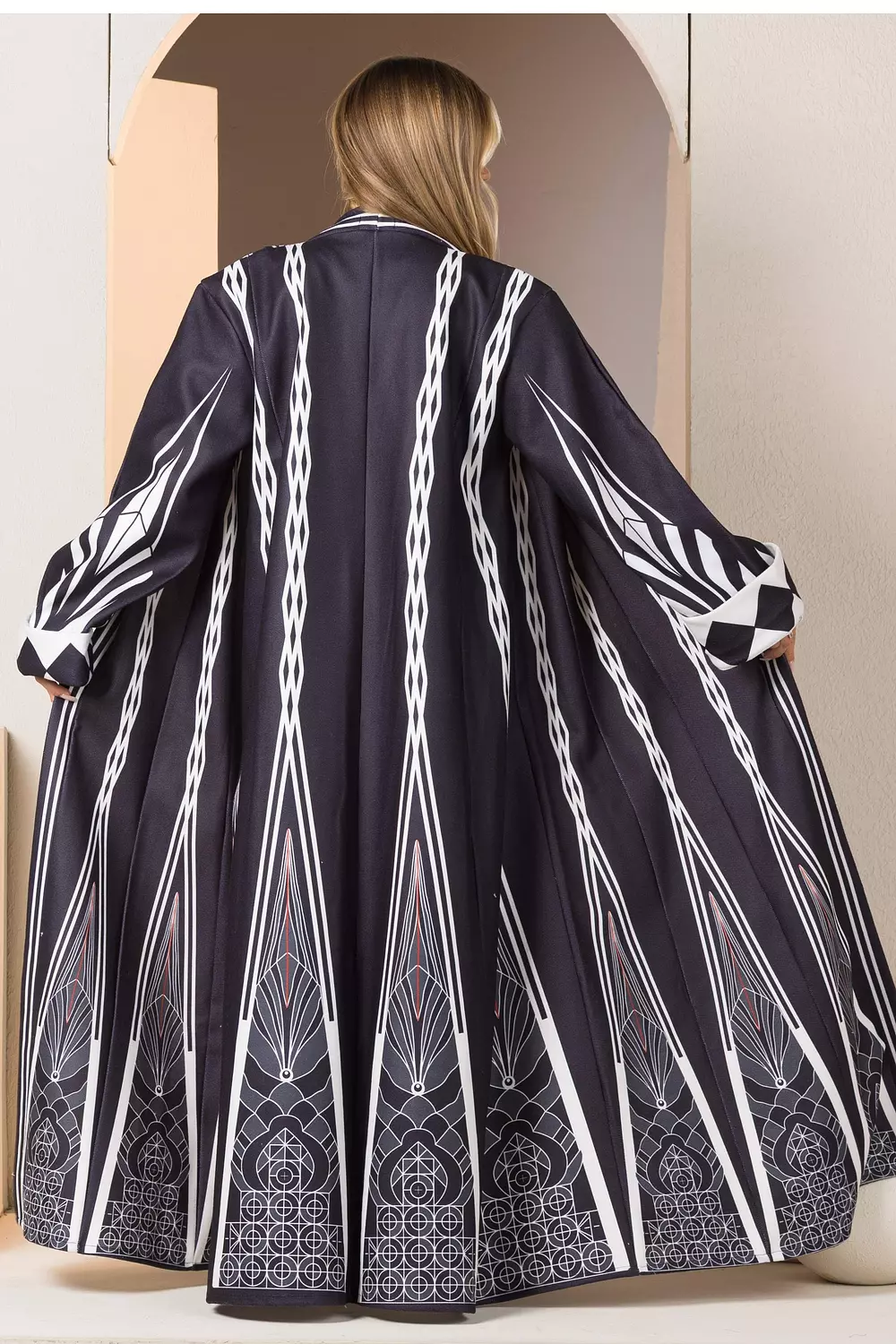 Black Mystery cardigan / kaftan hover image