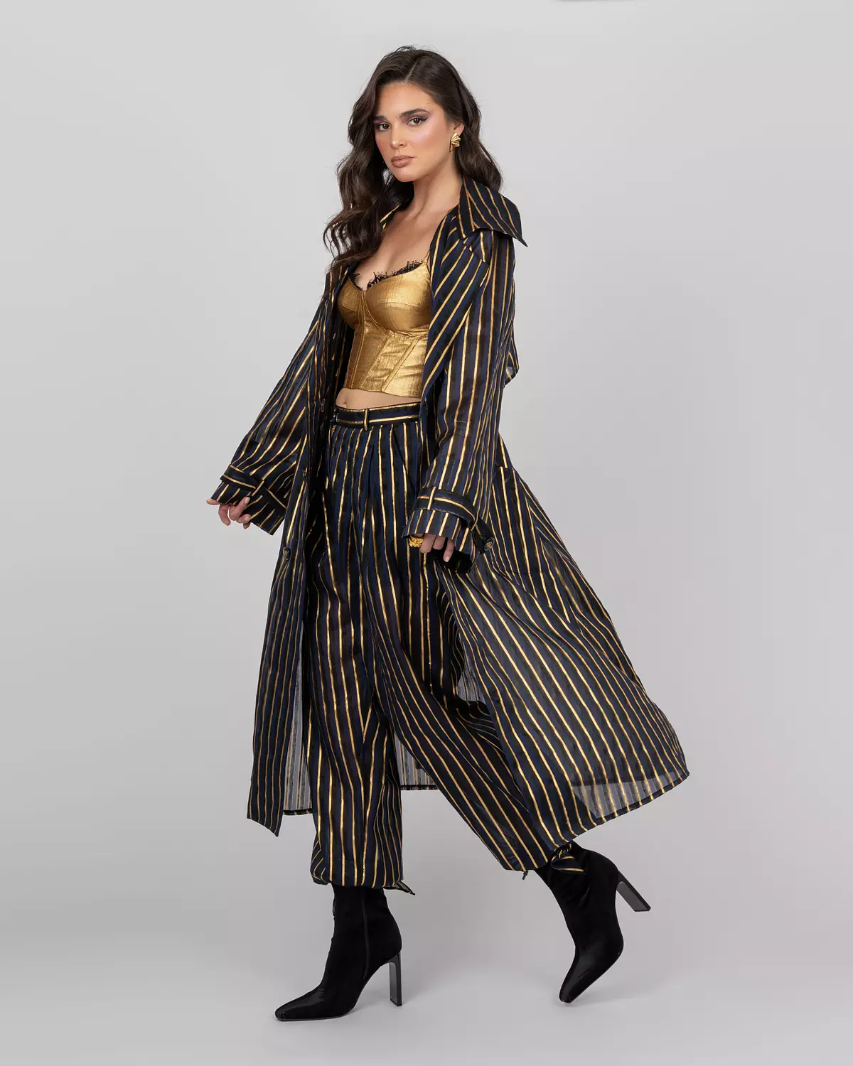 Organza Trench Coat 9