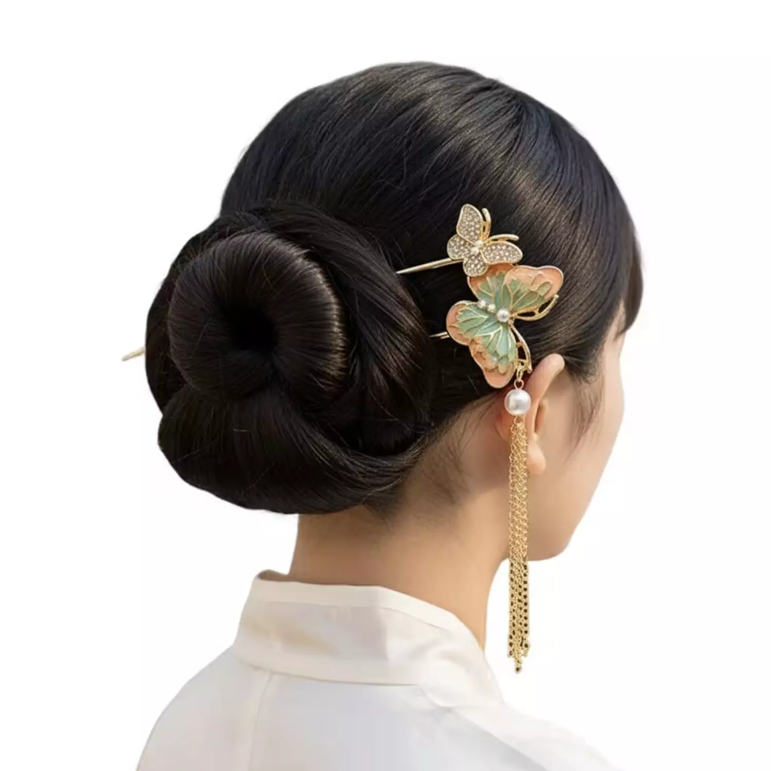 Butterfly Tassel Hair Fork 4