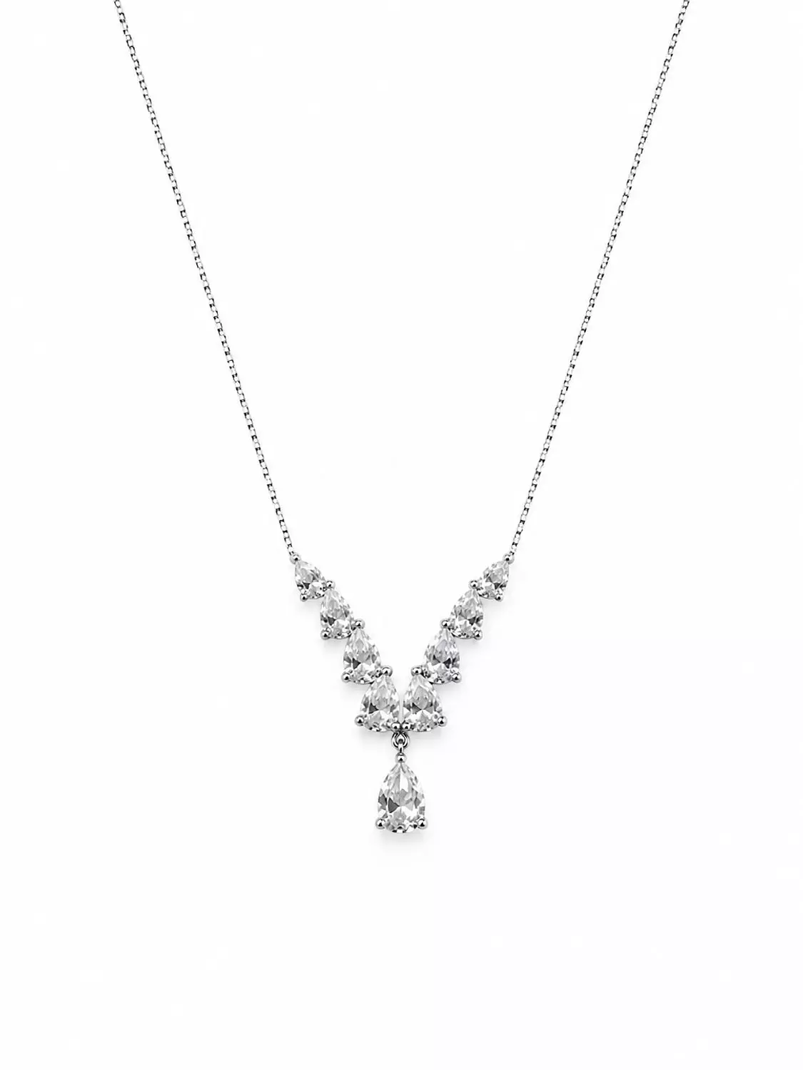 Silver Necklace Daimond 1
