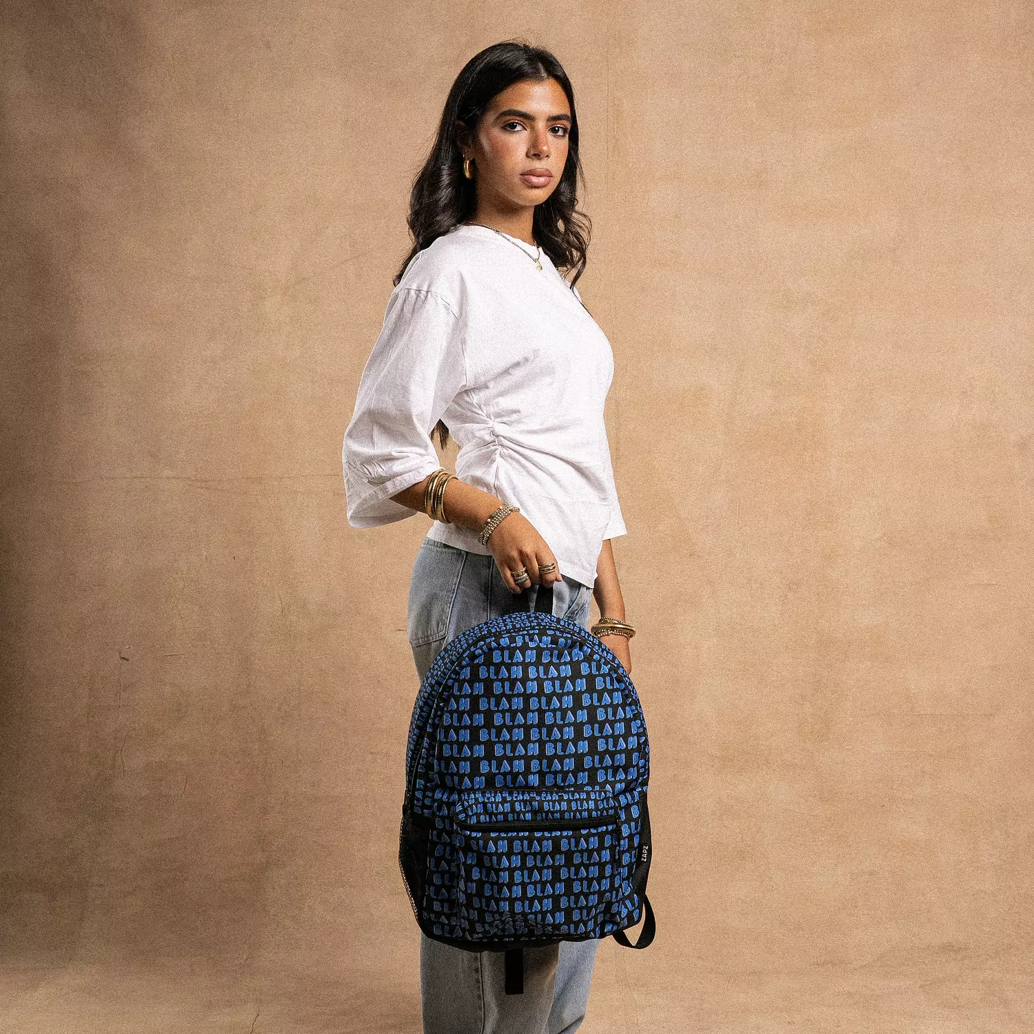 BLAH BLAH BLACK ‘N’ BLUE BACKPACK image