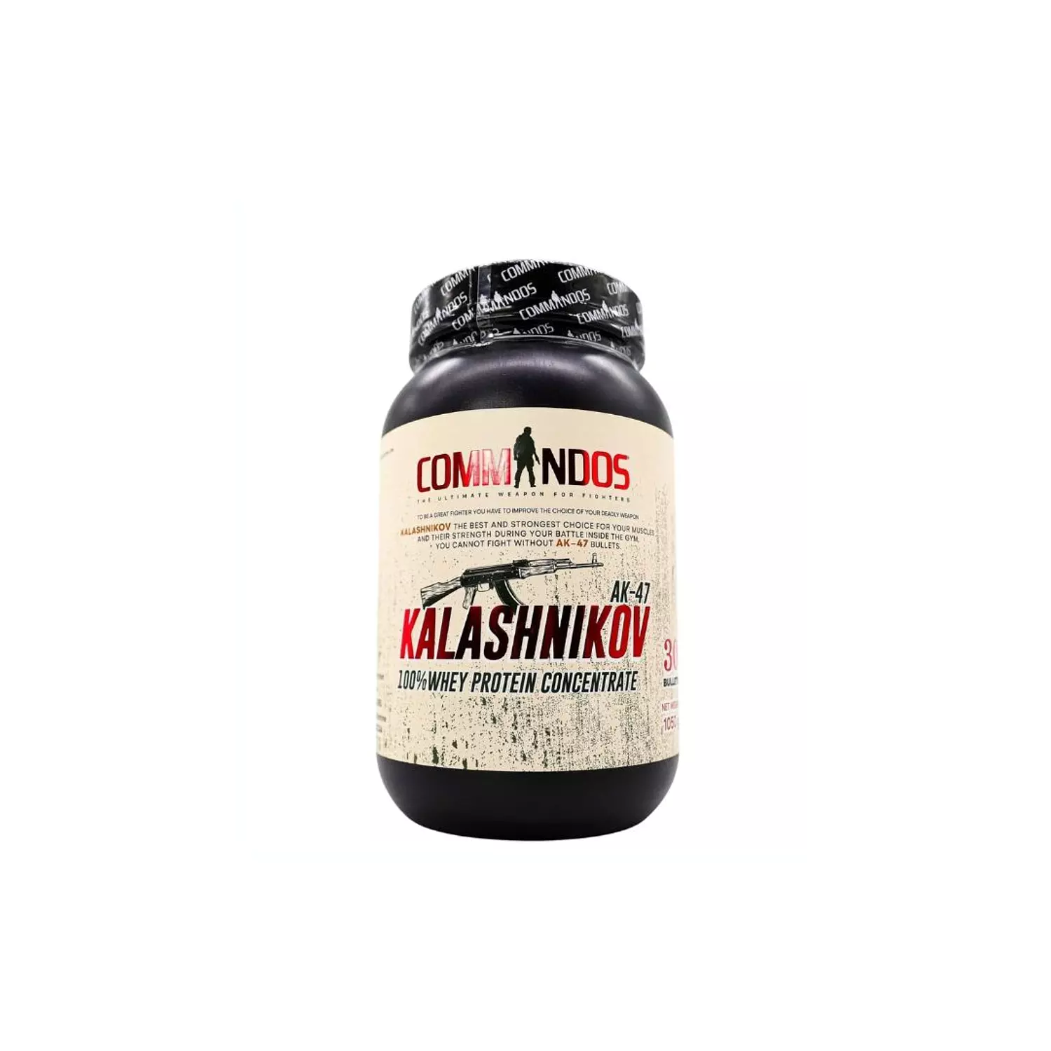 Commandos Kalashnikov Whey Protein | 30 Servings for Muscle Building & Power image