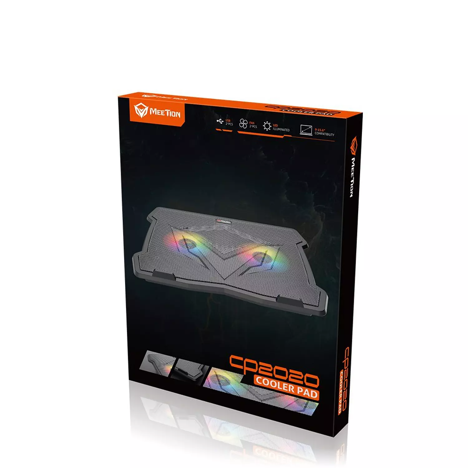 CPZOZO MT-CP2020 Laptop Cooling Pad with Dual Fans & LED Lights 7