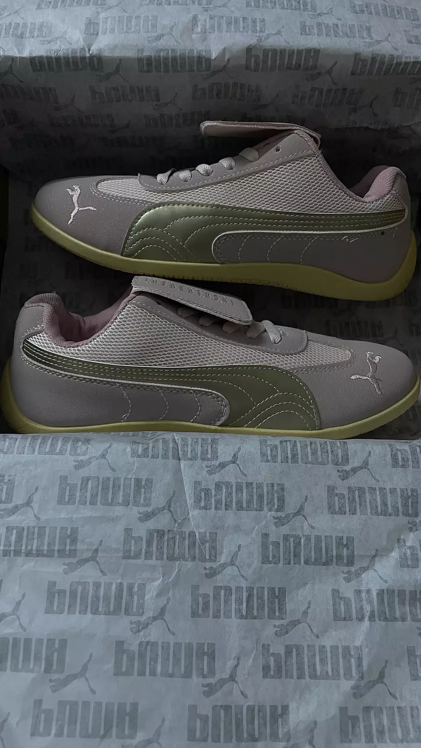 Puma SpeedCat Pink&Gold 1