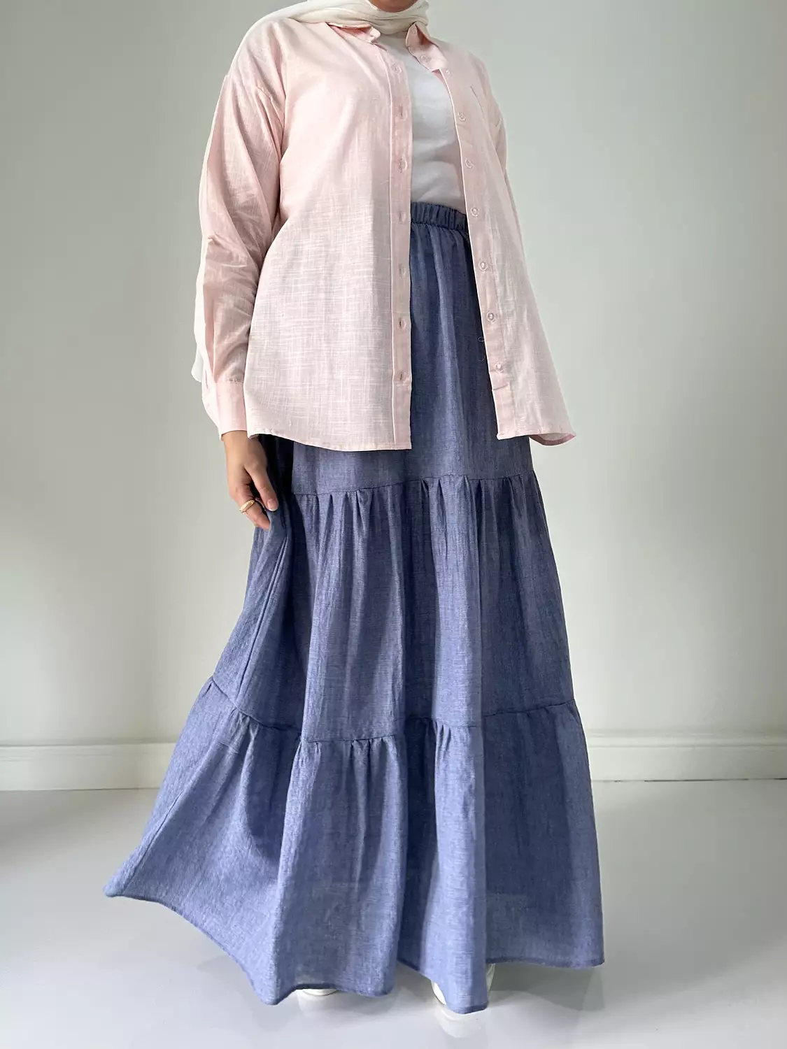 Levoil Linen Skirt 7