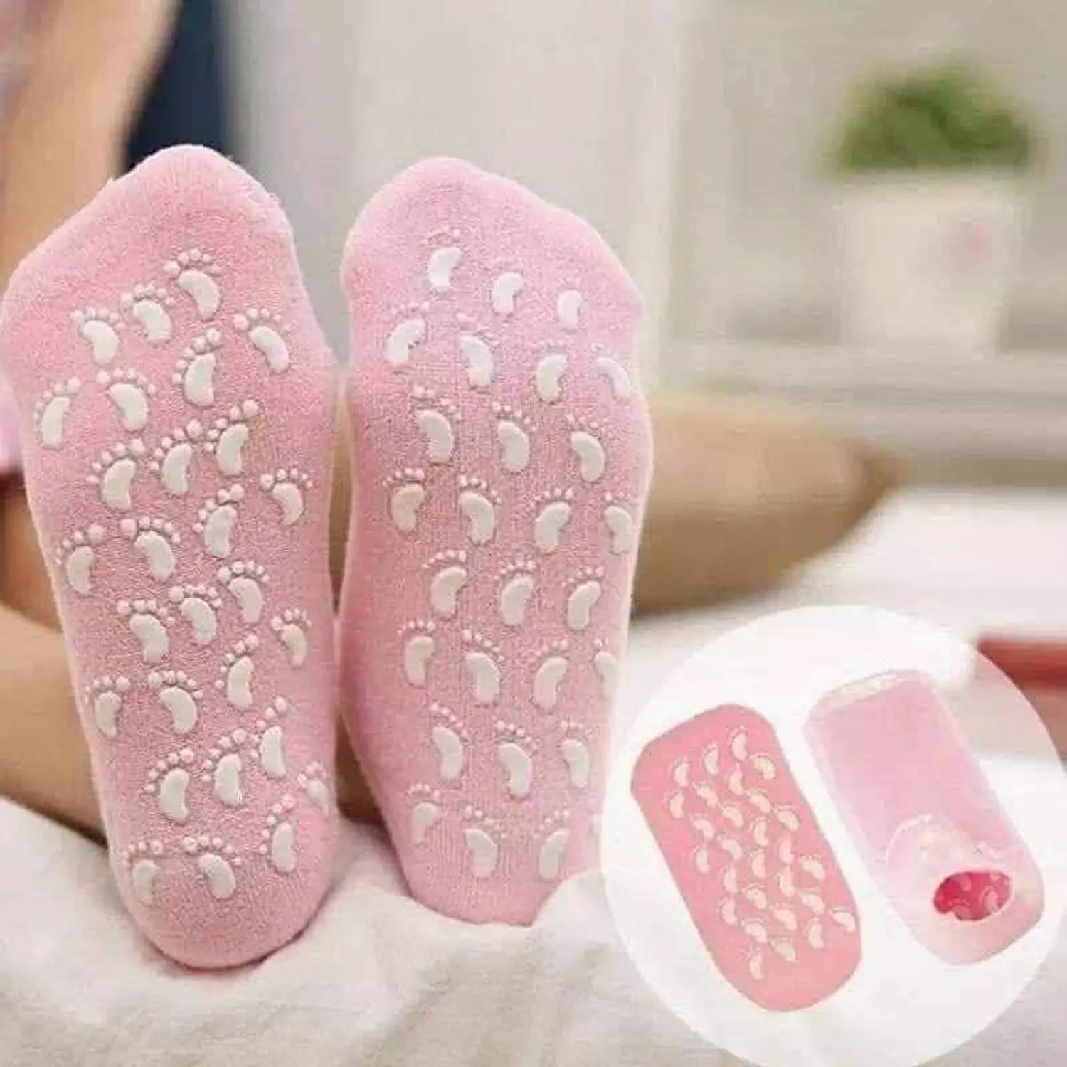 silicone foot socks image