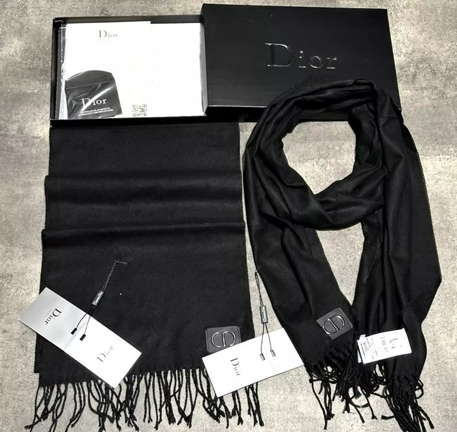 Dior Black Scarf-152 image