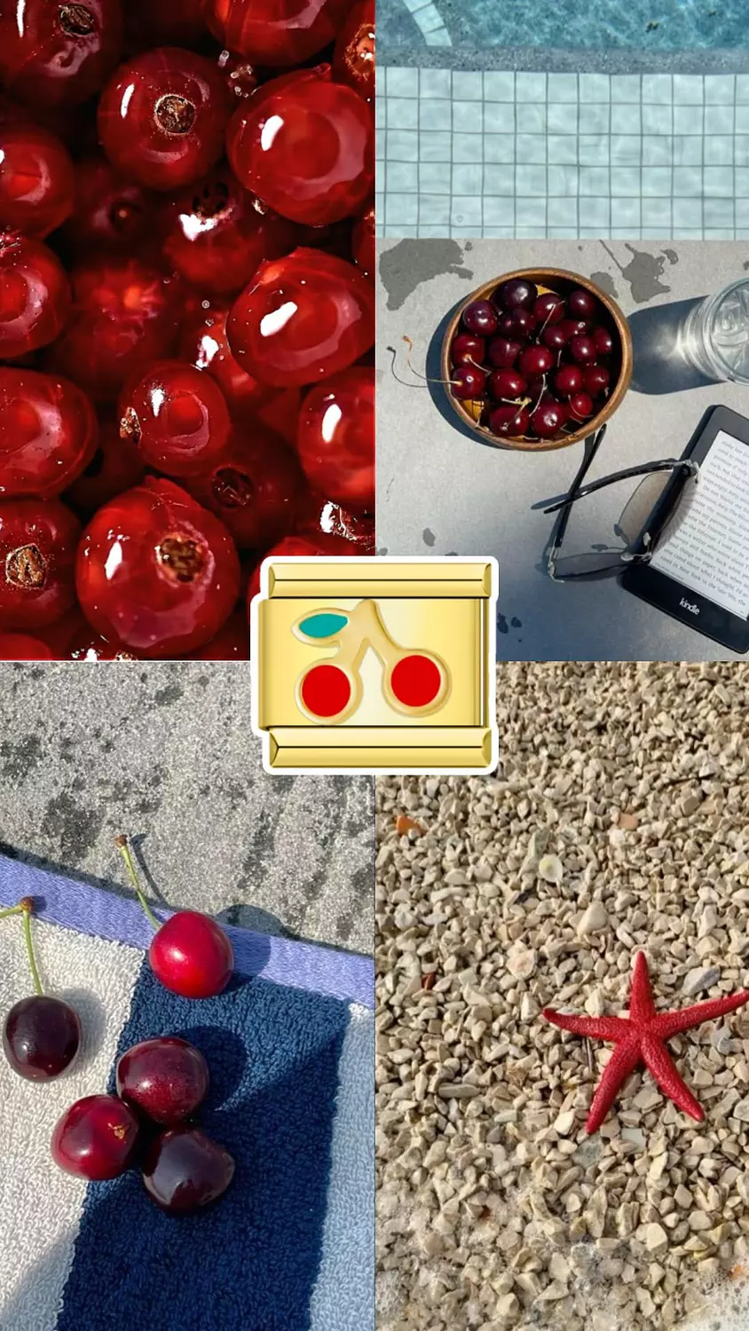 <h2><span style="color: rgb(242, 242, 232)">Cherries Charm</span></h2>