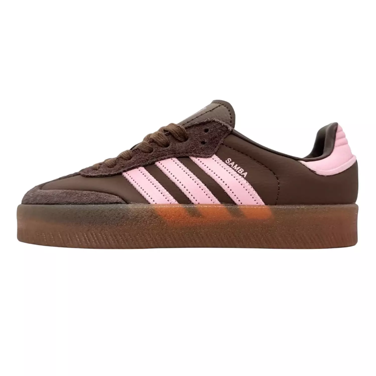 Adidas Samba platform Brown/Pink 3