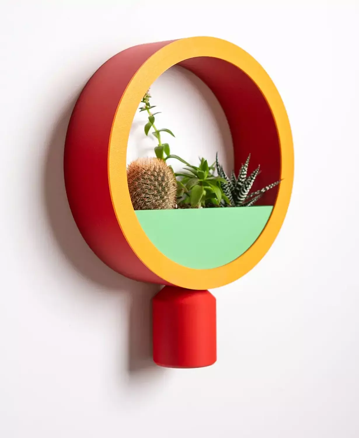 Circle Planter with Hidden Drainage hover image
