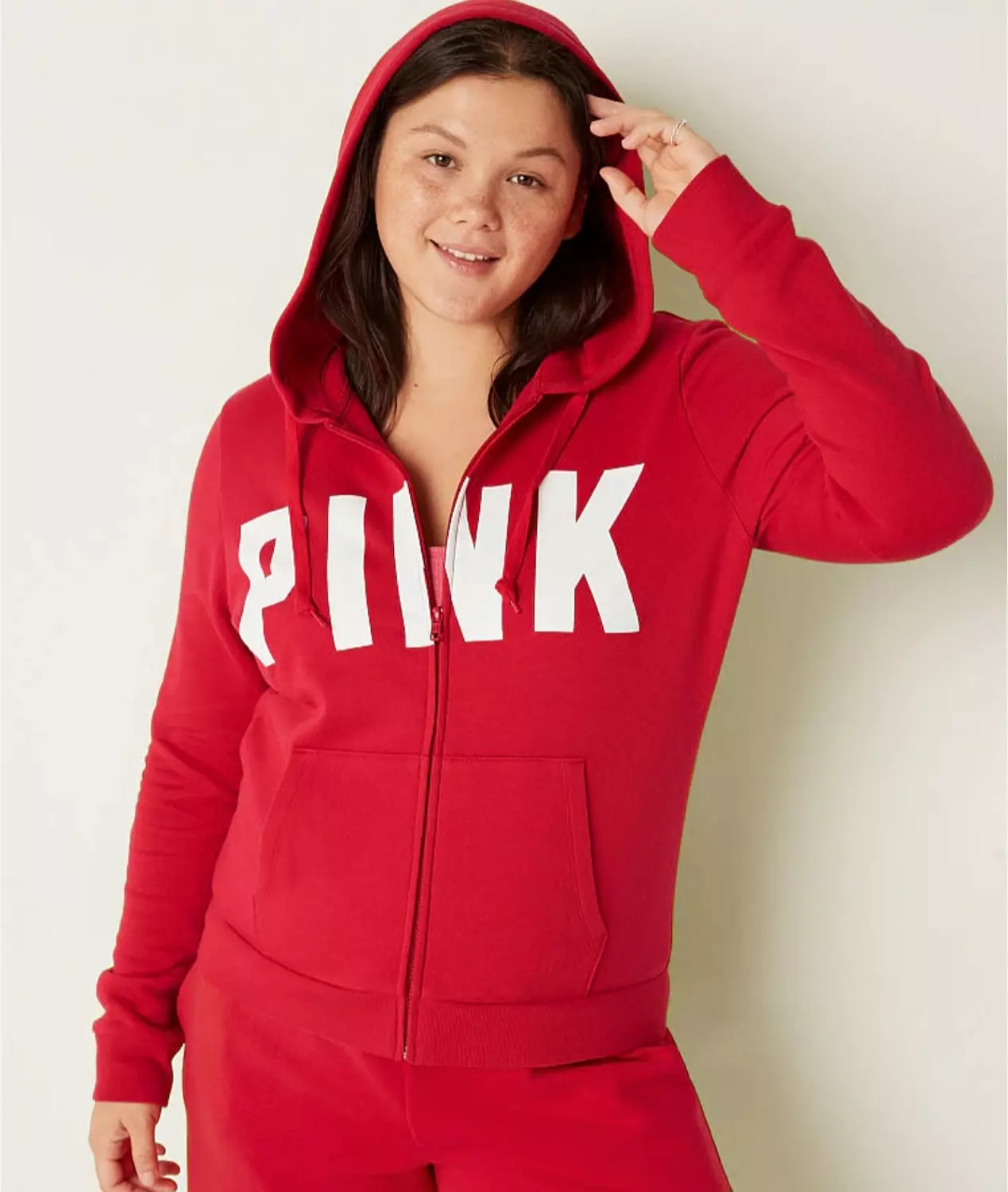 Victoria's Secret PINK.Vibrant red image