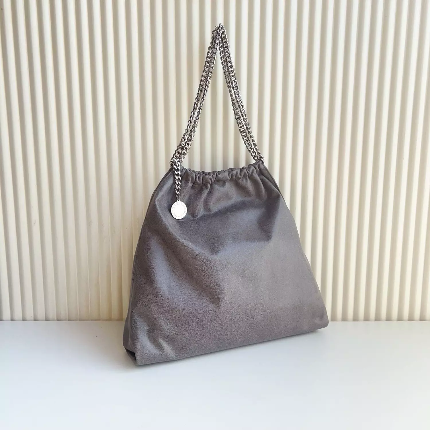 STELLA MCCARTNEY  Falabella Chain Shoulder Bag - grey hover image