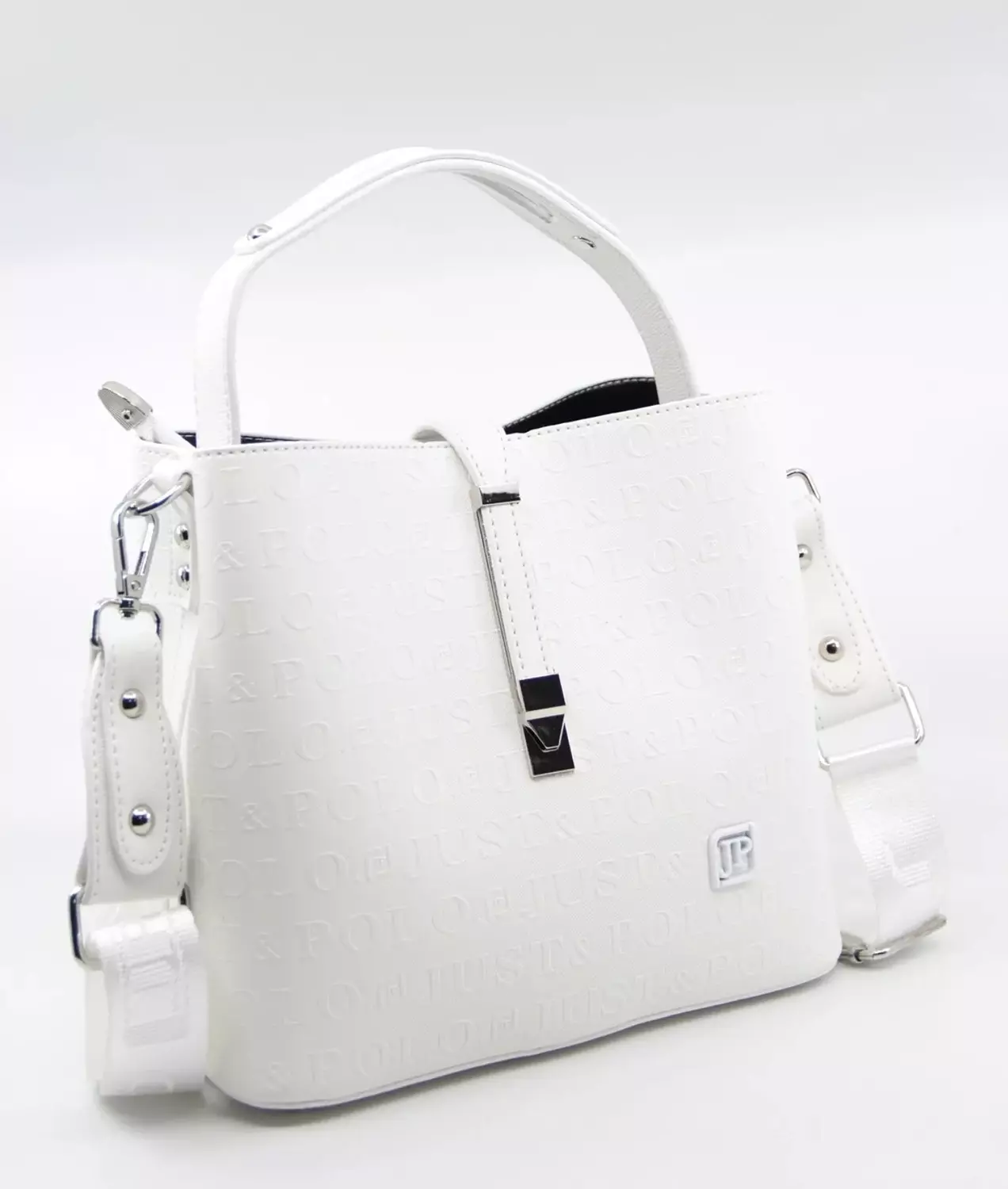 White hand and Shoulder bag that matches any outfits  2