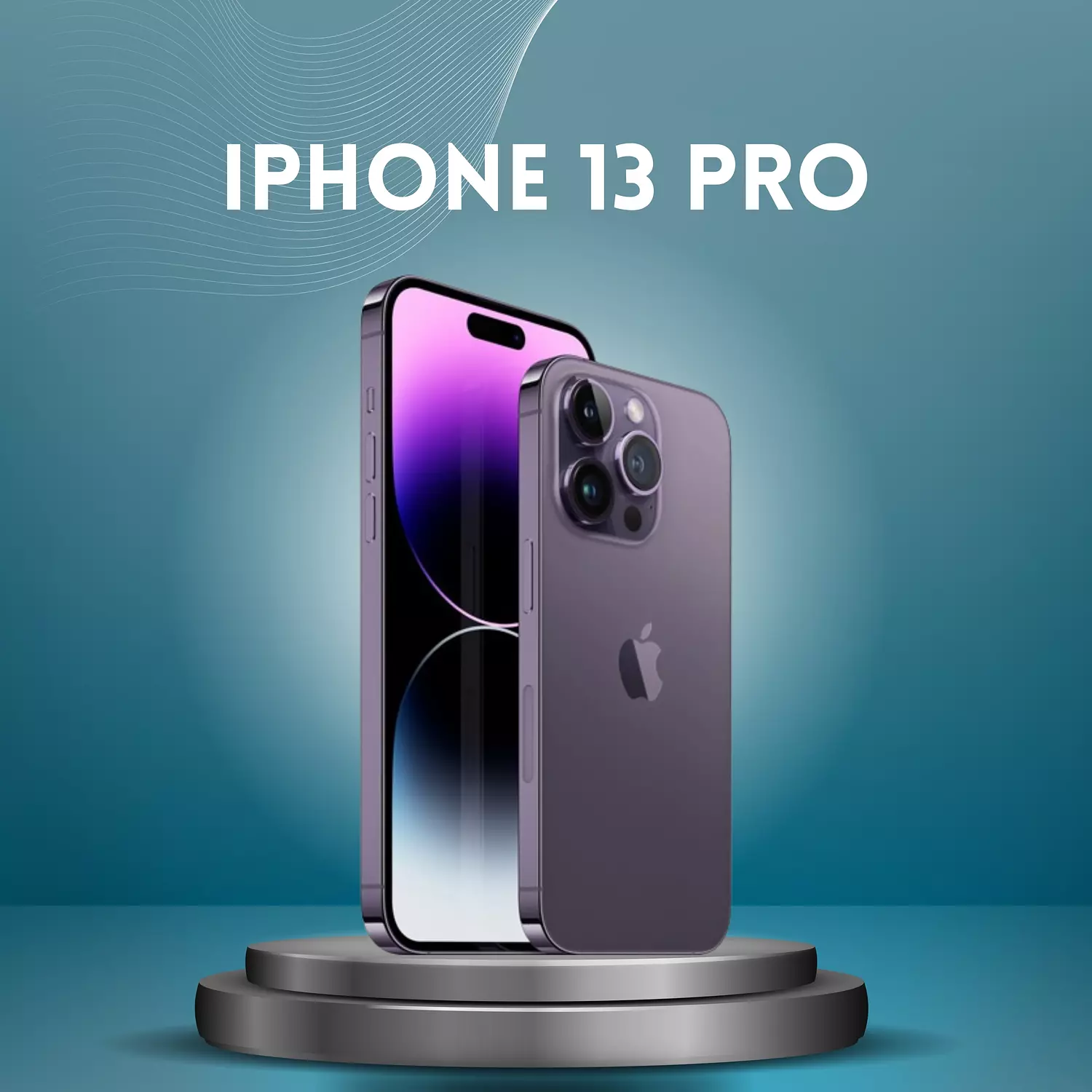 IPhone 13 pro  used one hand hover image