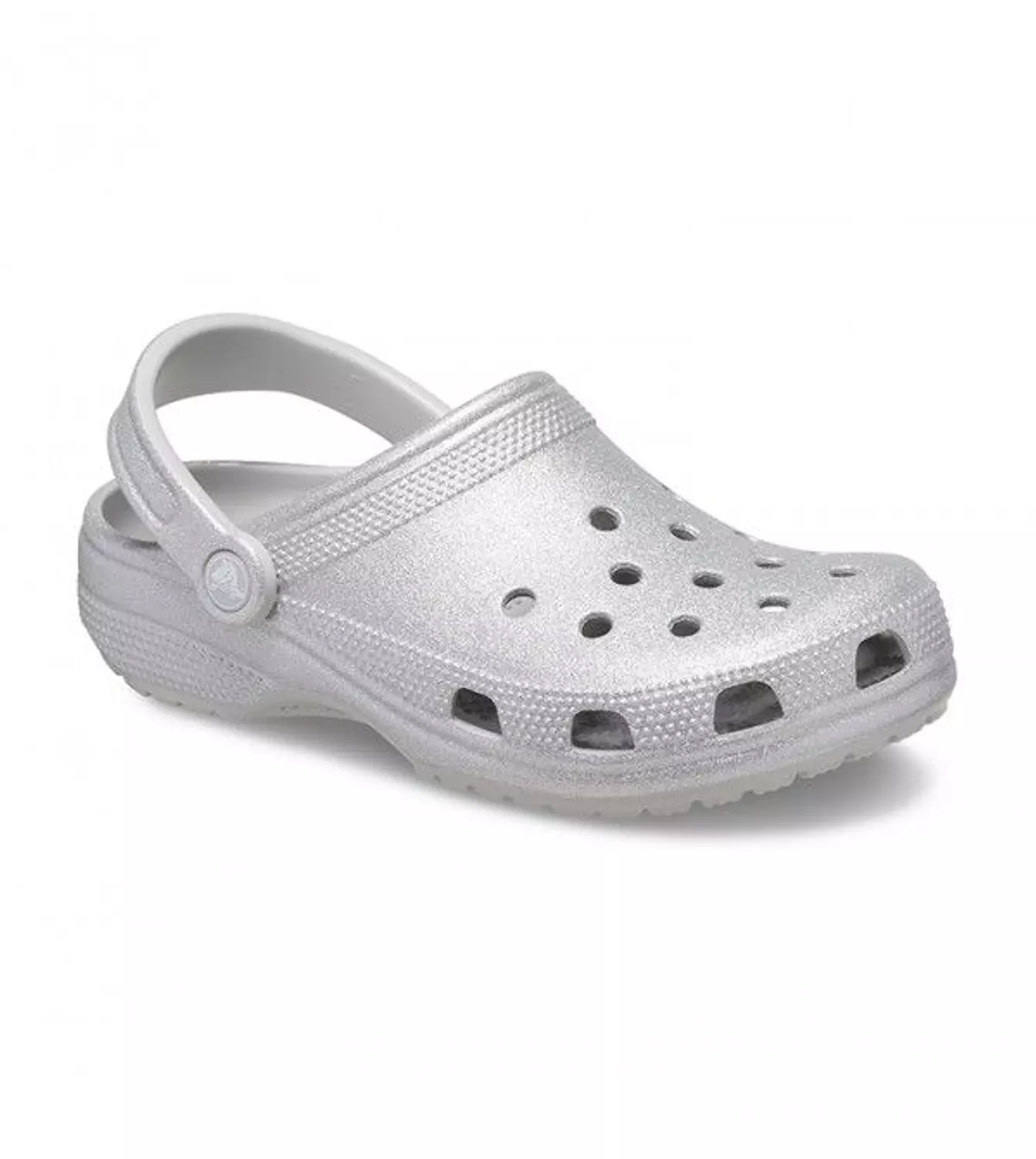 Classic Glitter Clog-Silver 1