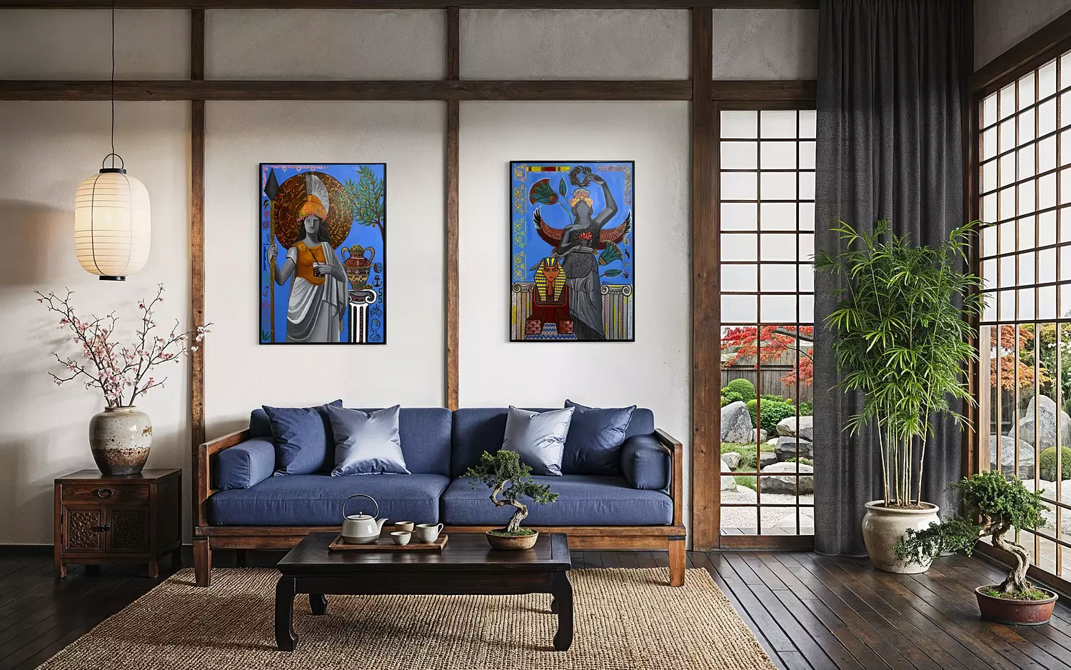 Athena of the Mediterranean & wings of eternity  hover image
