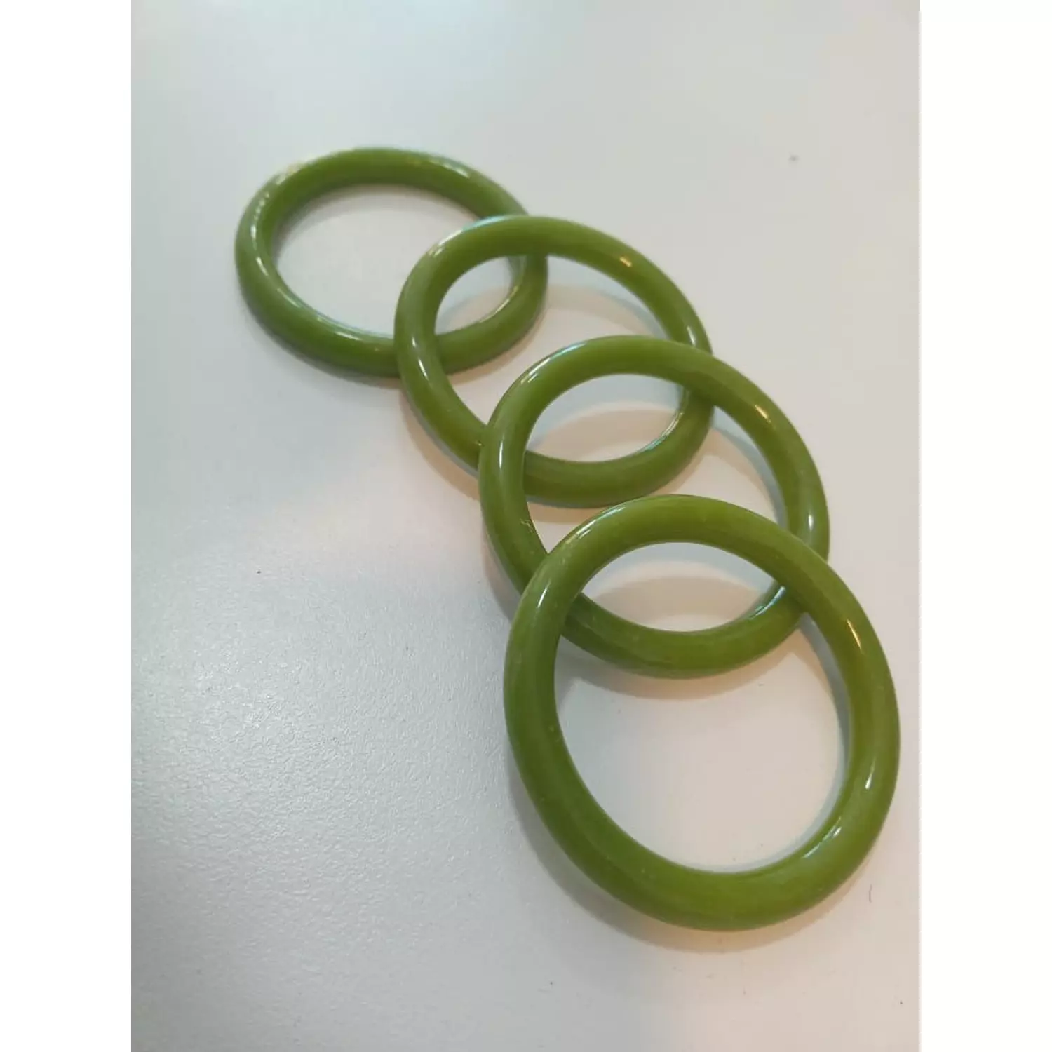 Glass Ring- Matcha Green hover image