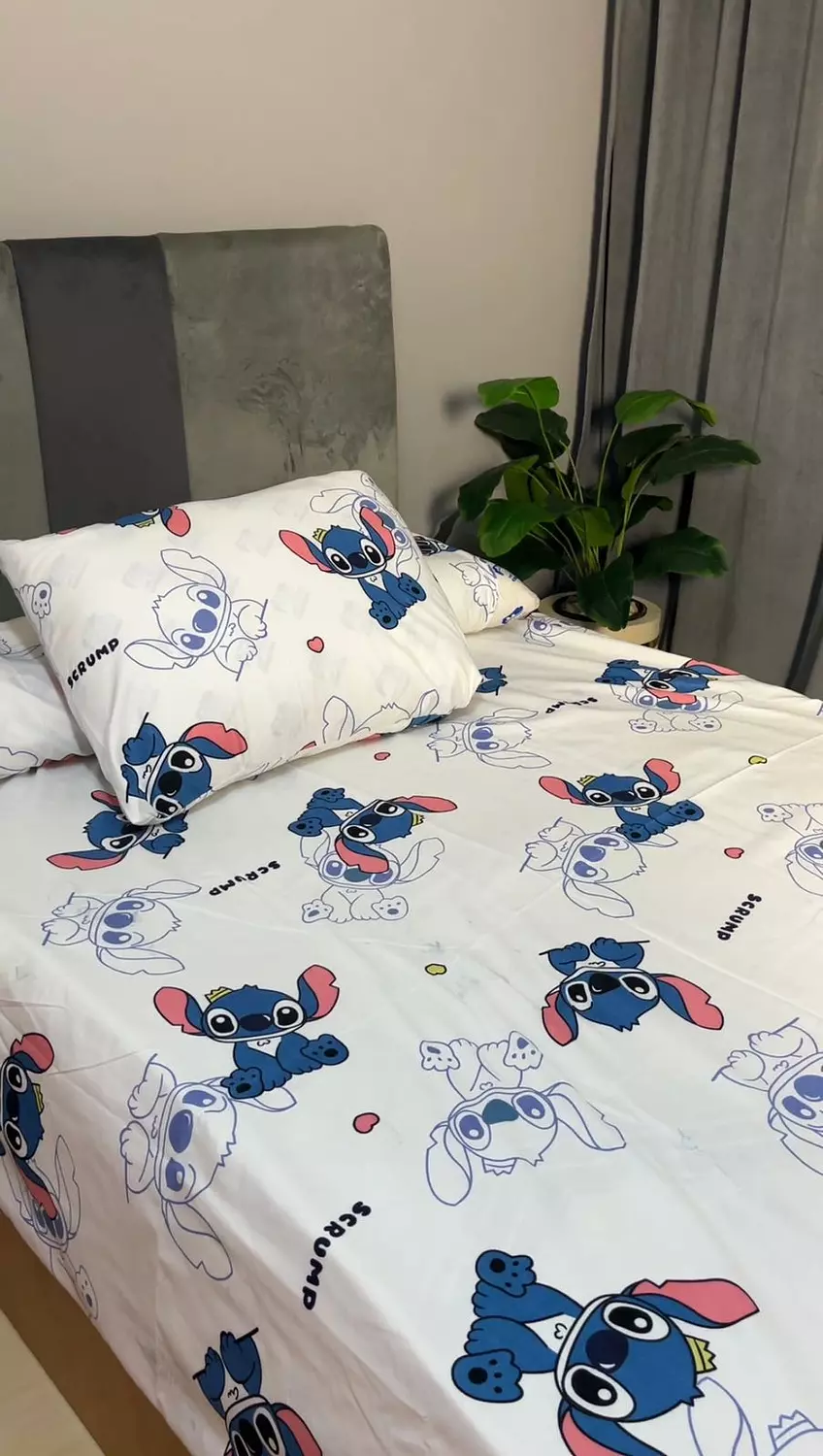 طقم ملاء اطفال قطن ستيتش ازرق  image