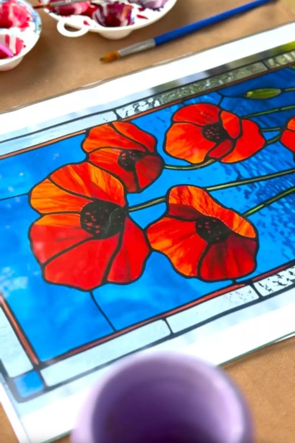 Glass painting workshop  1