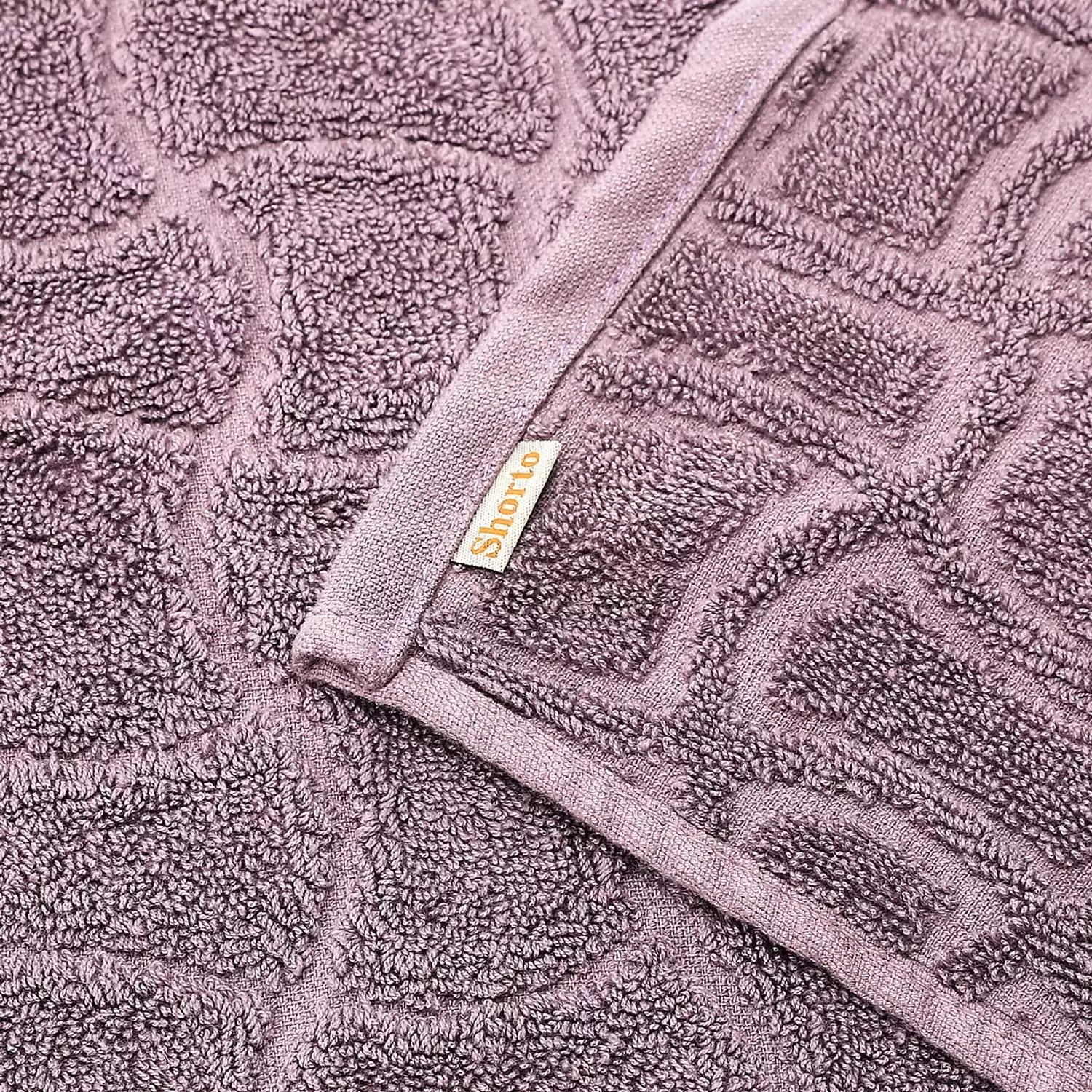 Towel  100% Cotton Size 70 x 140 cm - 2630 - Purple 2