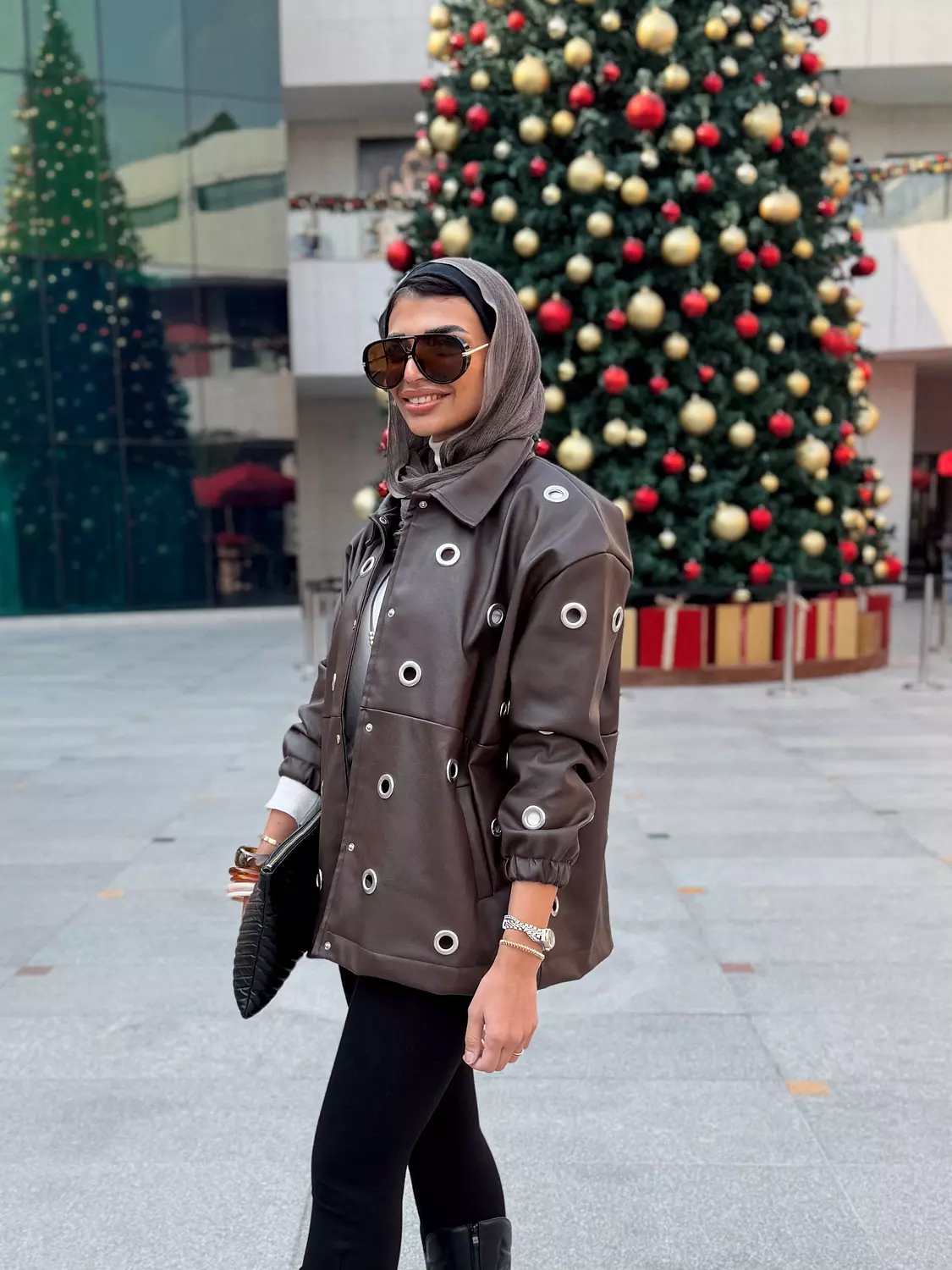 Brown Eclipse leather jacket  image