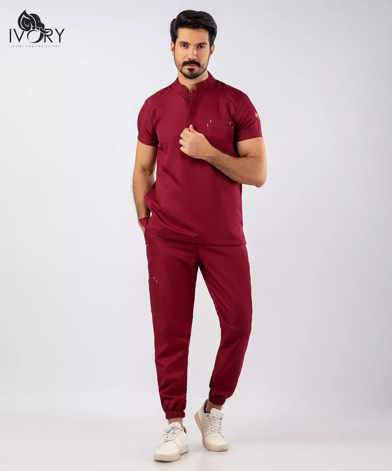 Half Collar Scrub 50
