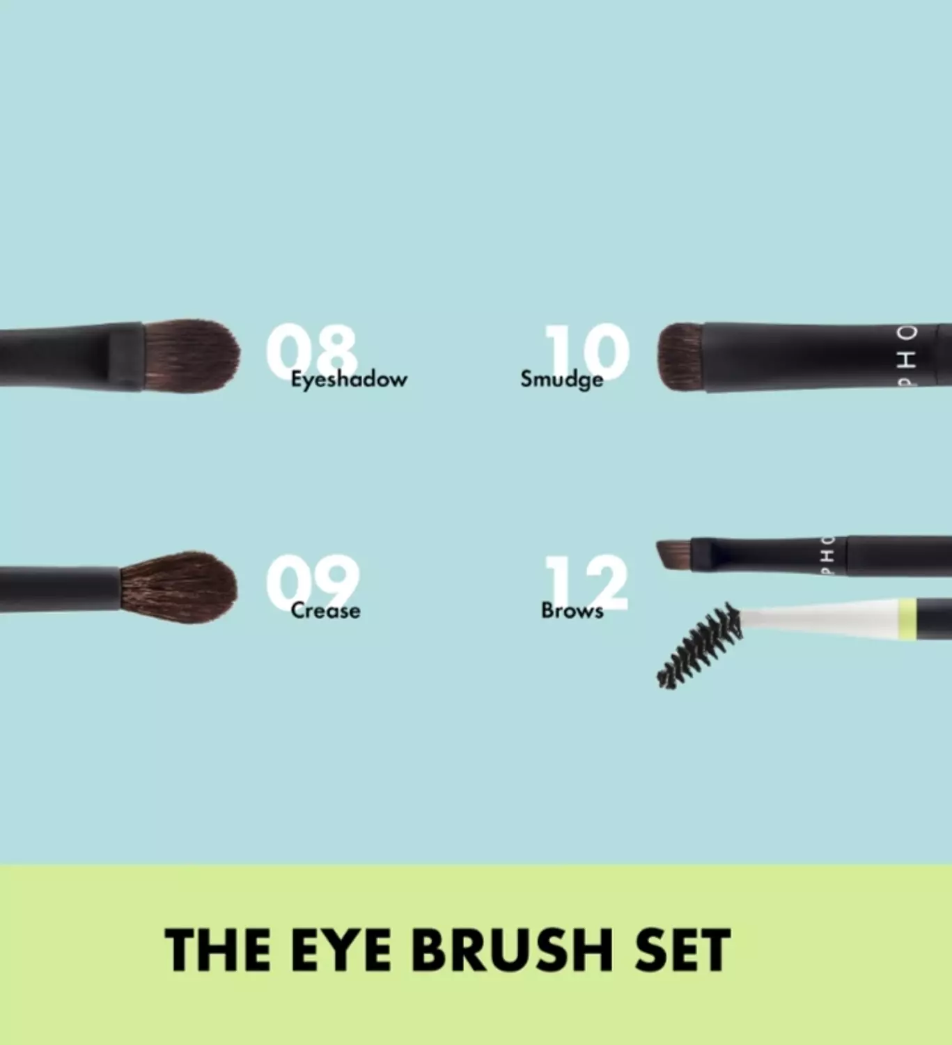 Sephora collection The eye brush set 1