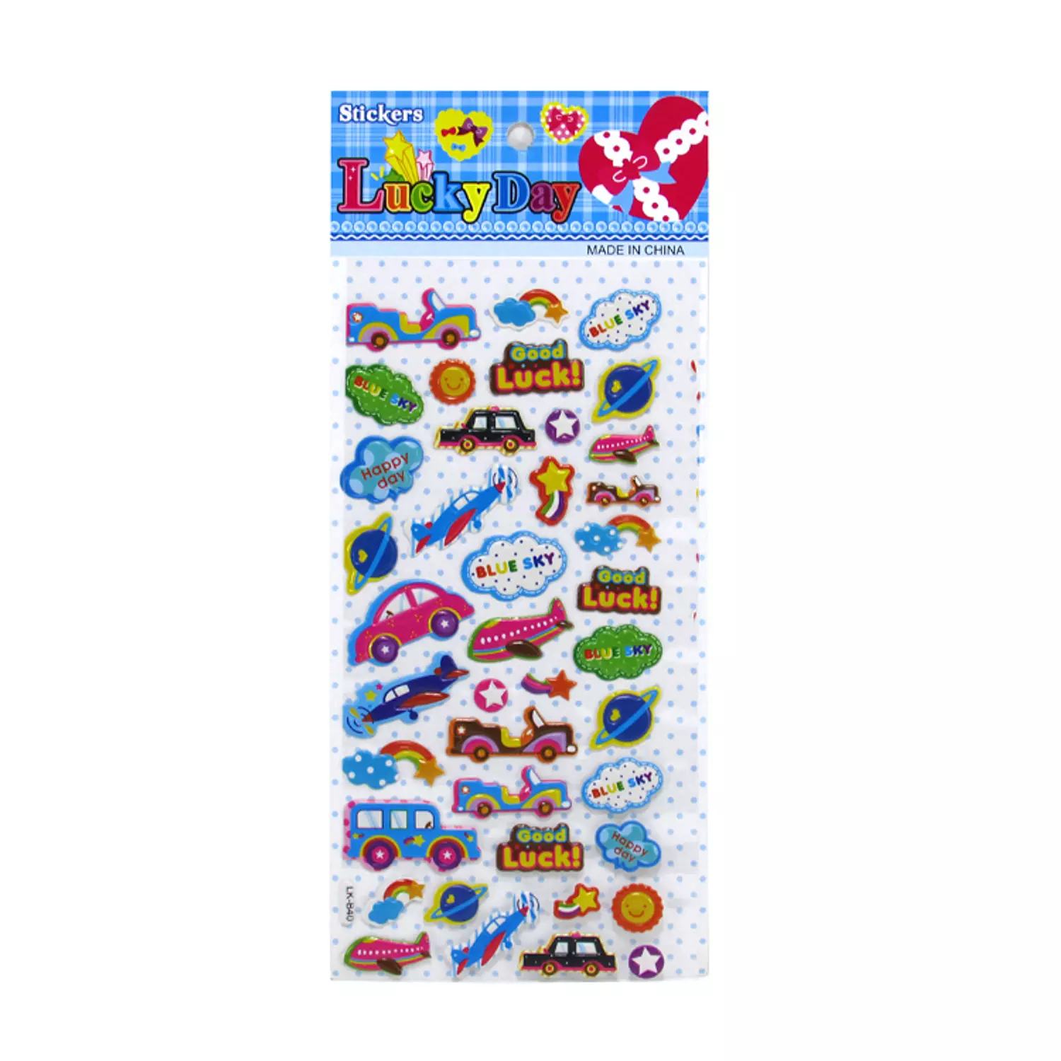 Stickers sheet 19*9.5 cm   5