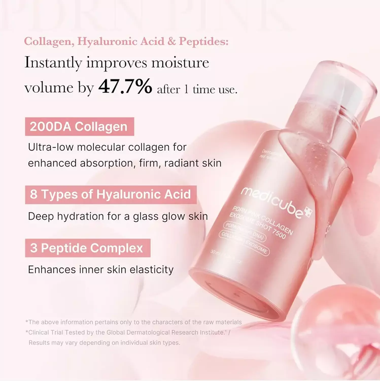 Medicube - PDRN Pink Collagen Exosome Shot Serum 7500 3
