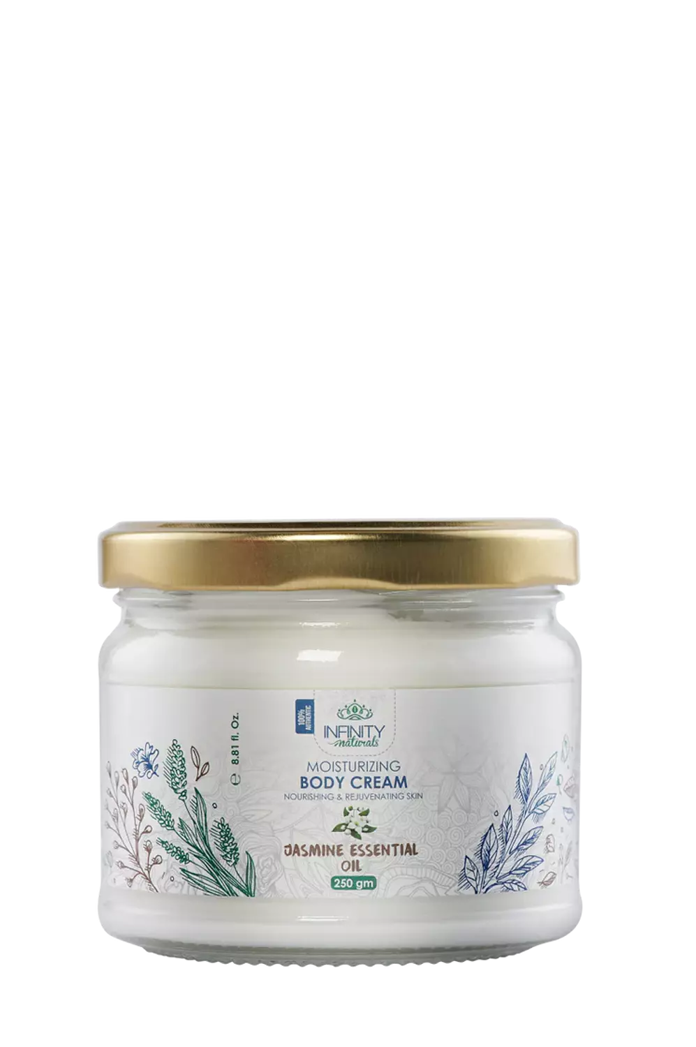 Infinity - Moisturizing Body Cream Jasmine Essential Oil - 250 gm image