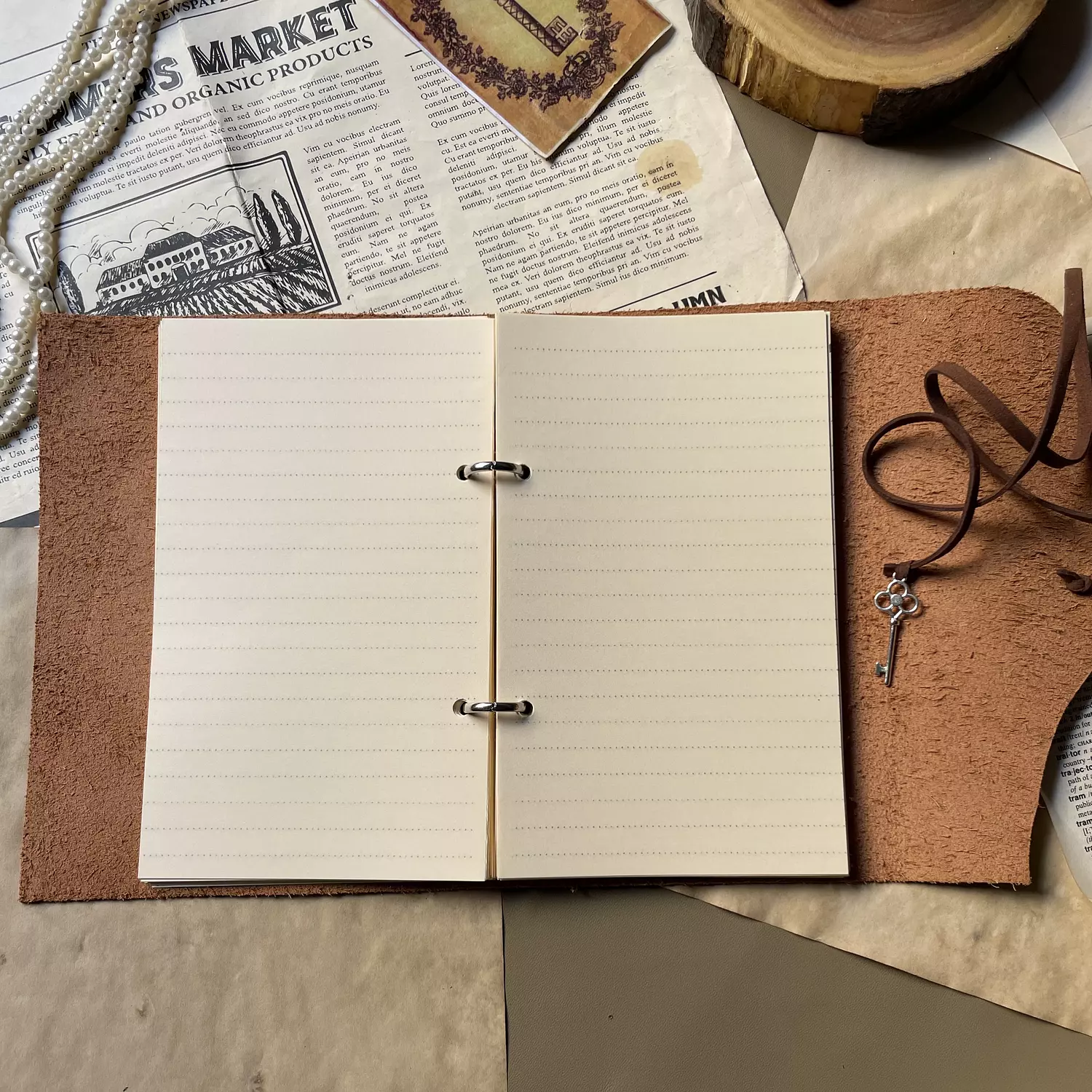 planner 12*20 silver key lock hover image