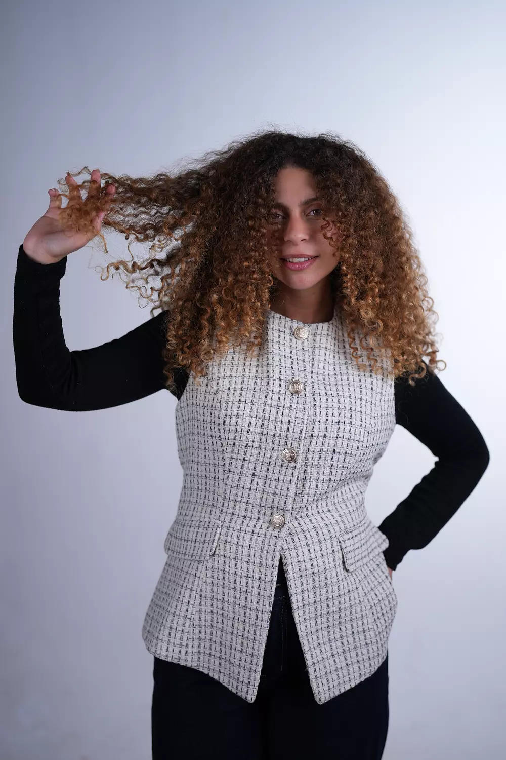 The Tailored Vest - White 2