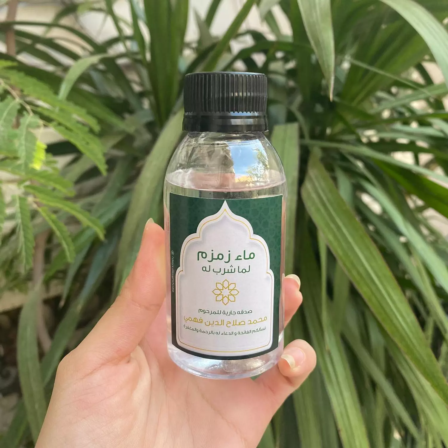 Green Zamzam Water    image