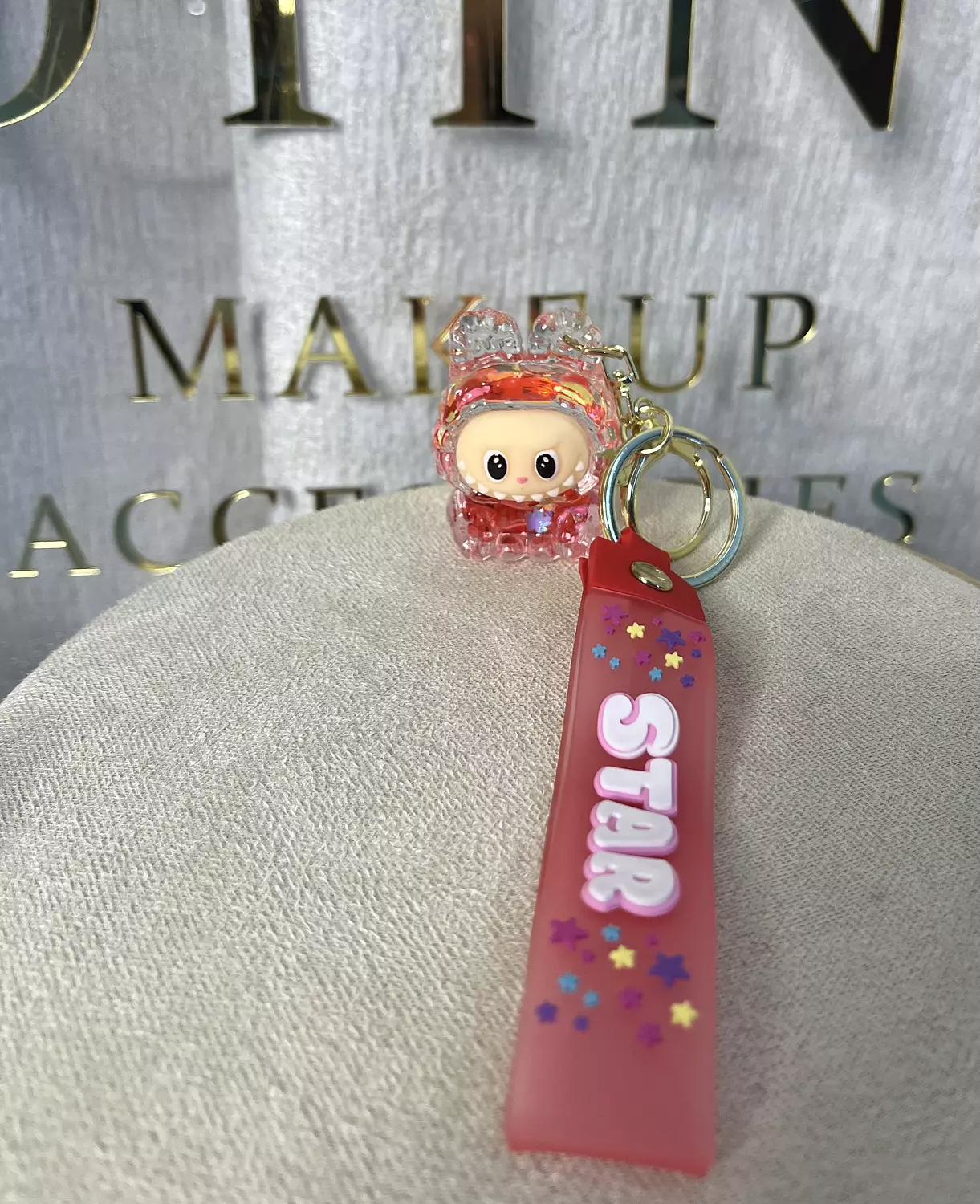 Labubu keychain hover image