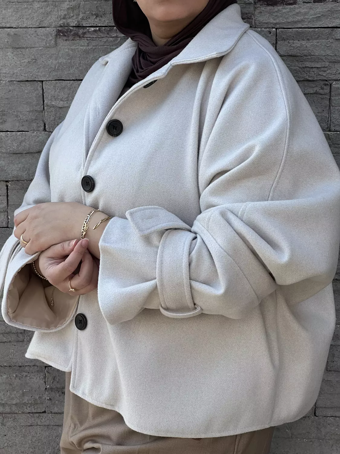 Snug Jacket - Light Beige  1