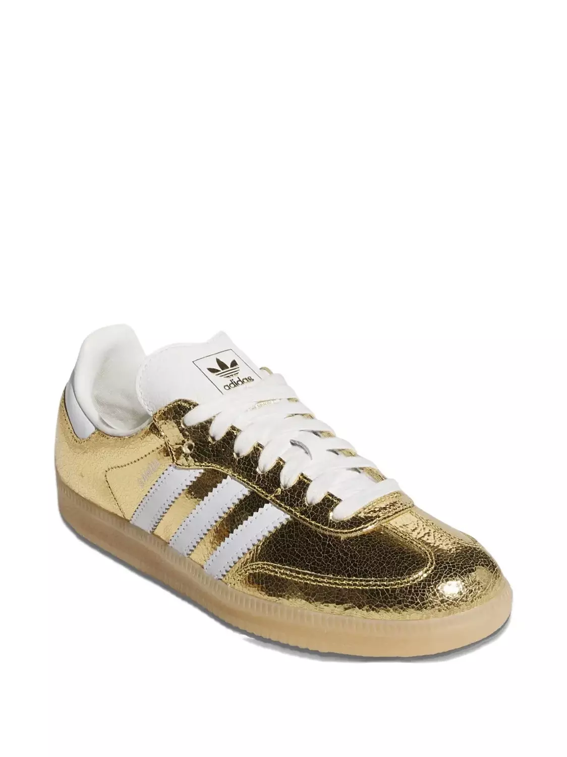 Adidas Samba  OG Gold Metallic  Cracked 1