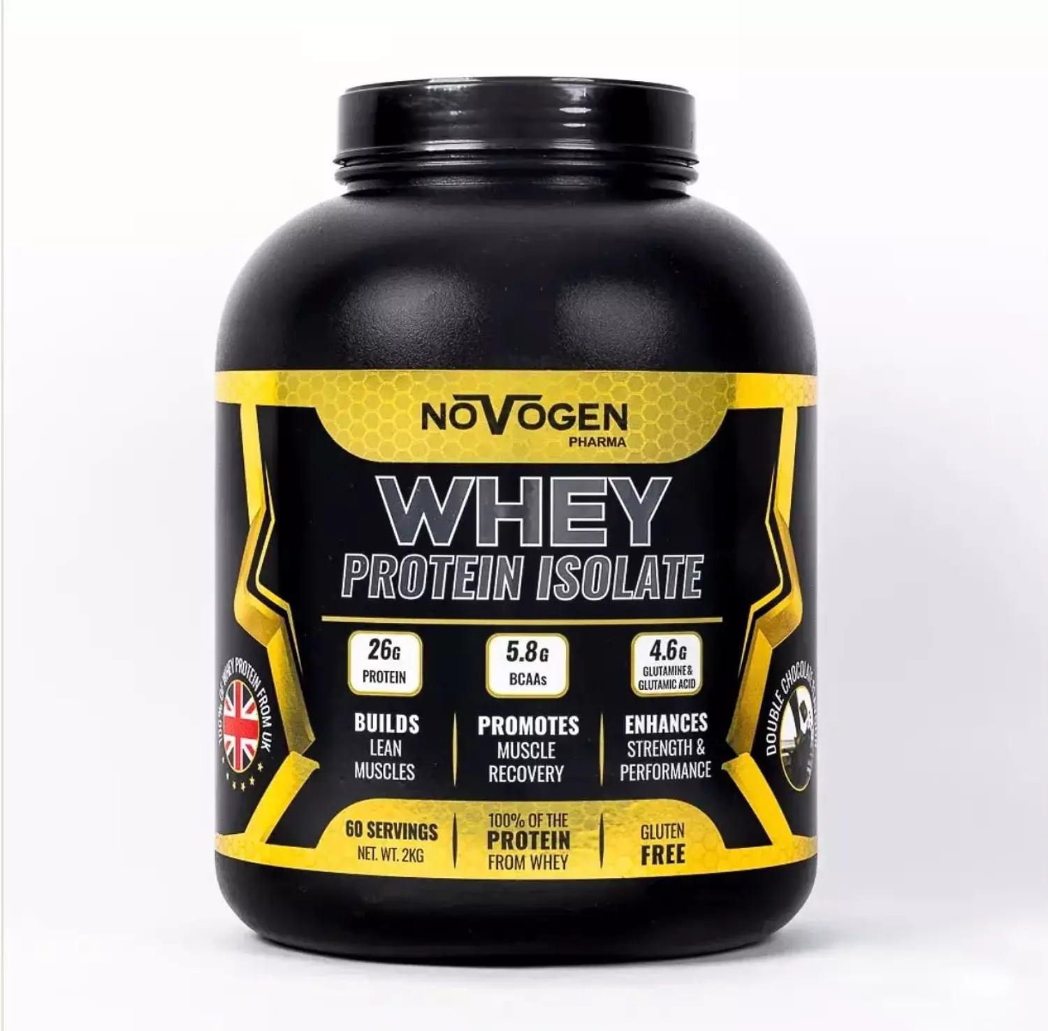 Novogen Pharma - Whey Isolate - 2,1 kg - 60 Serv - 26 g Protein 2