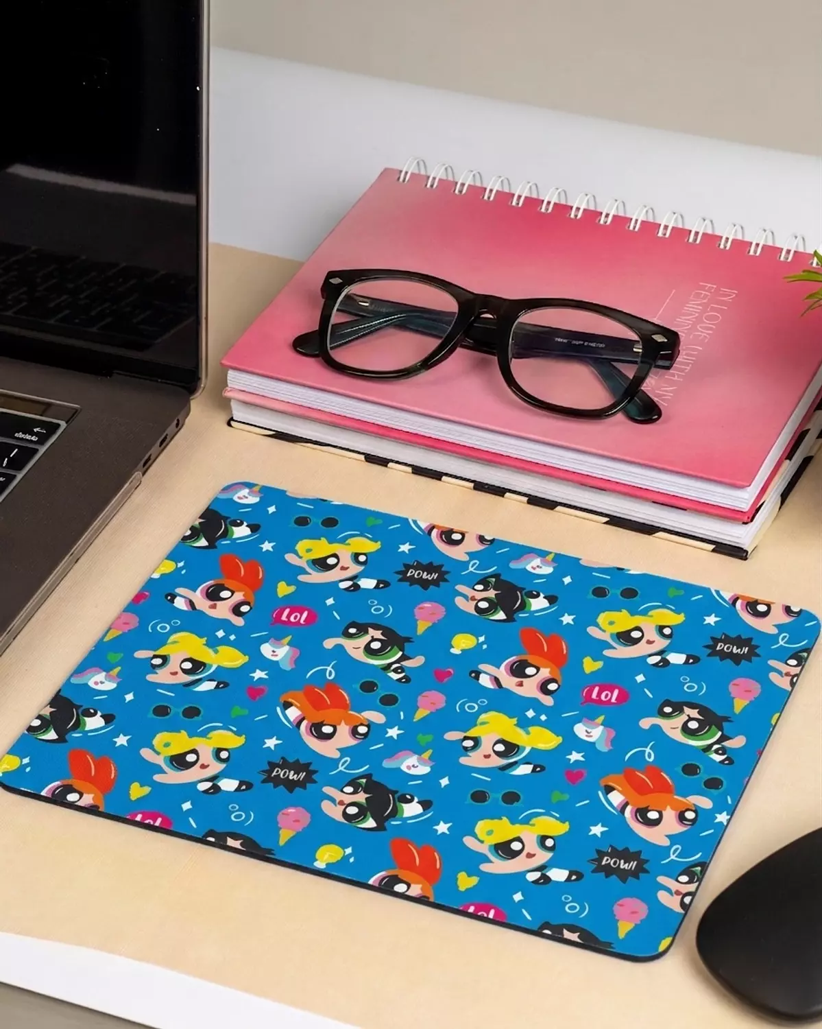 powerpuff girls mouse pad image