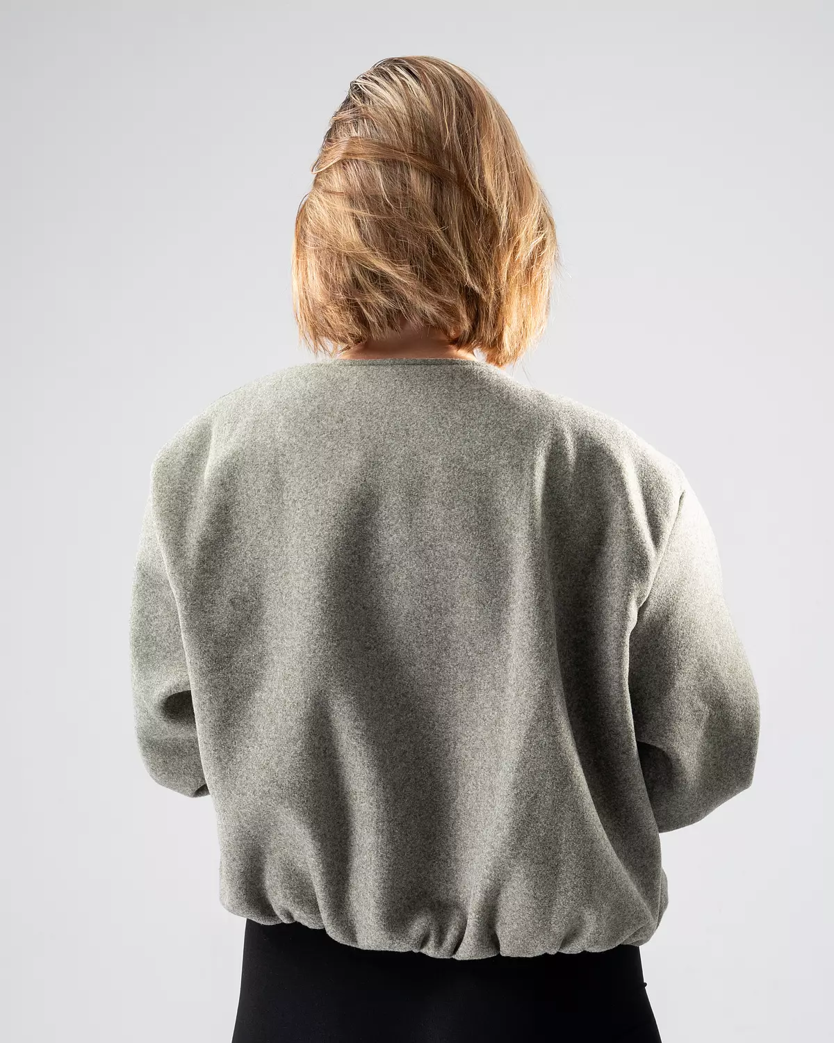 Olive Cloud Bomber Jacket 2