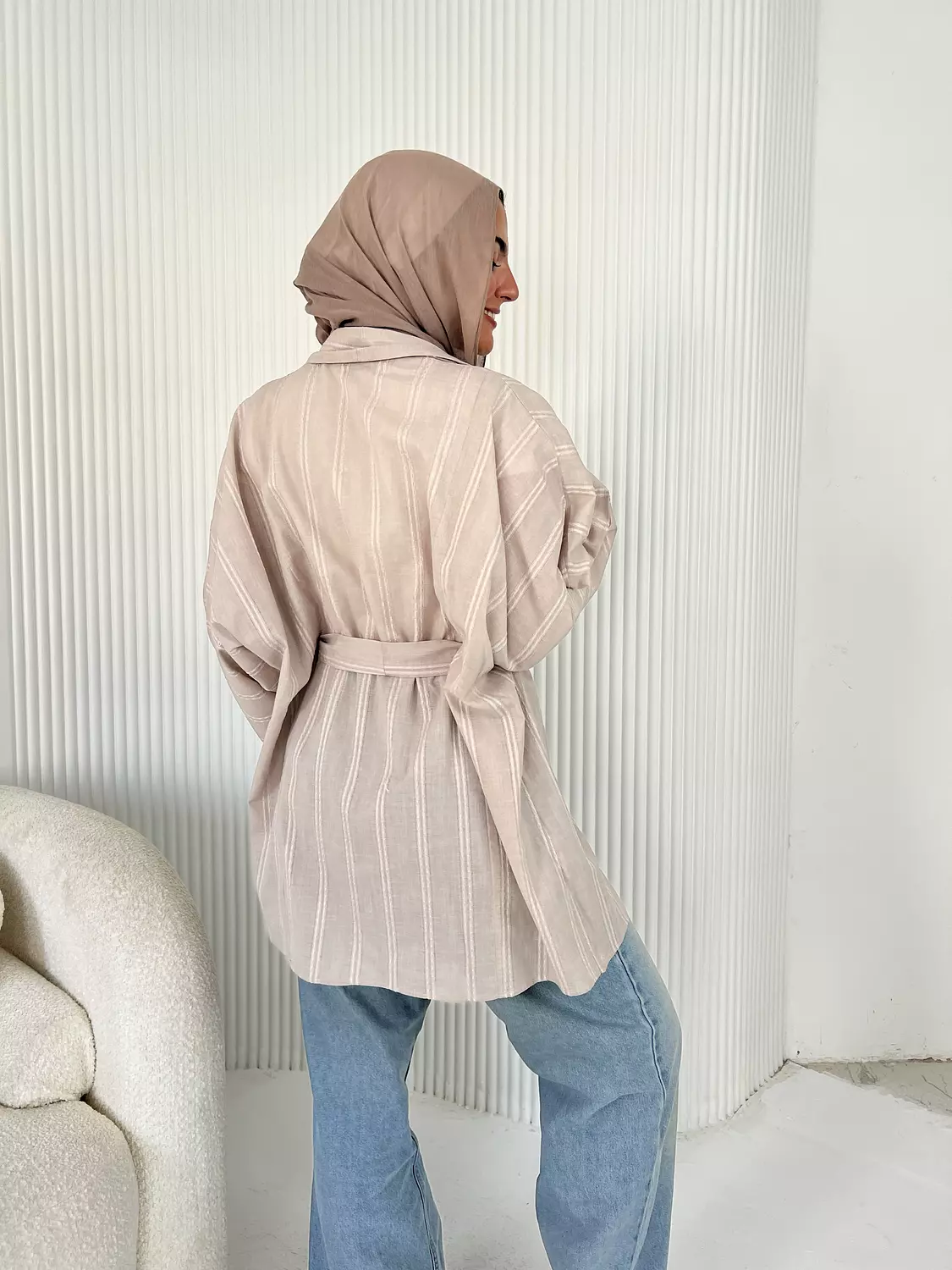 Summer Breeze Beige Cardigan 2