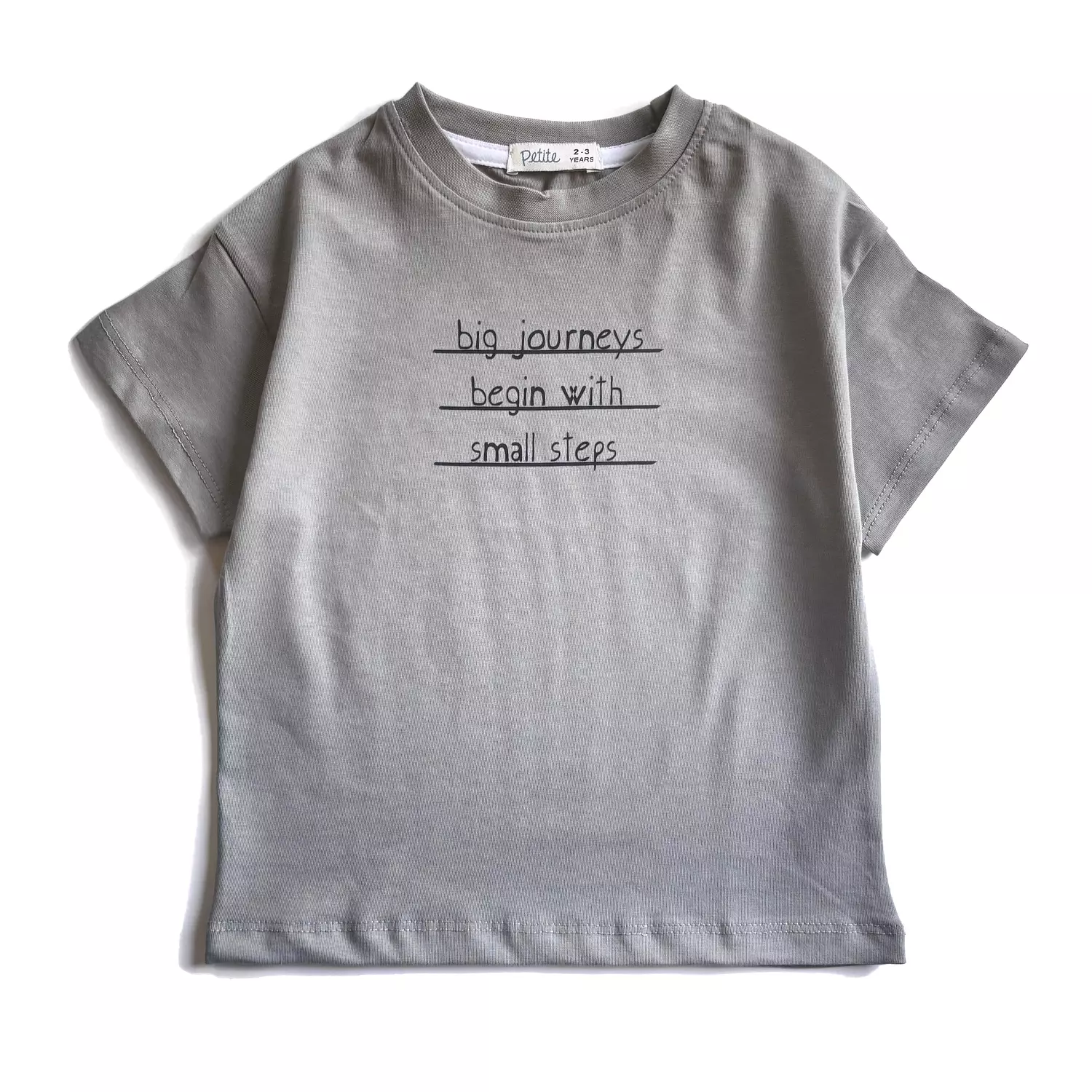 Slogan Grey T-shirt  1
