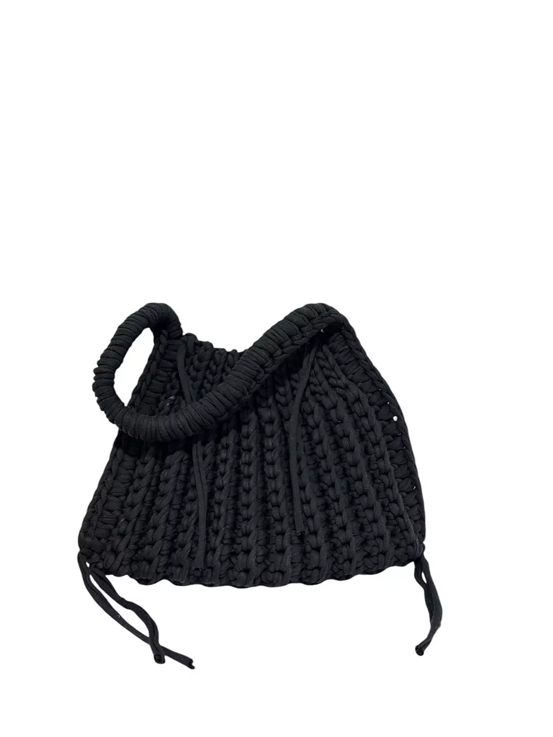 Crochet Bag Black image