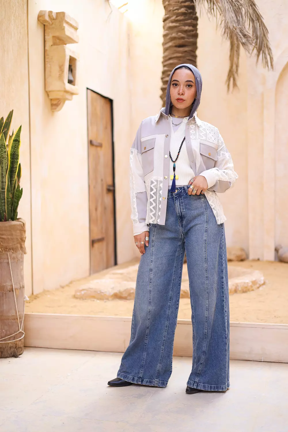 Patches chemi-jacket in grey 2