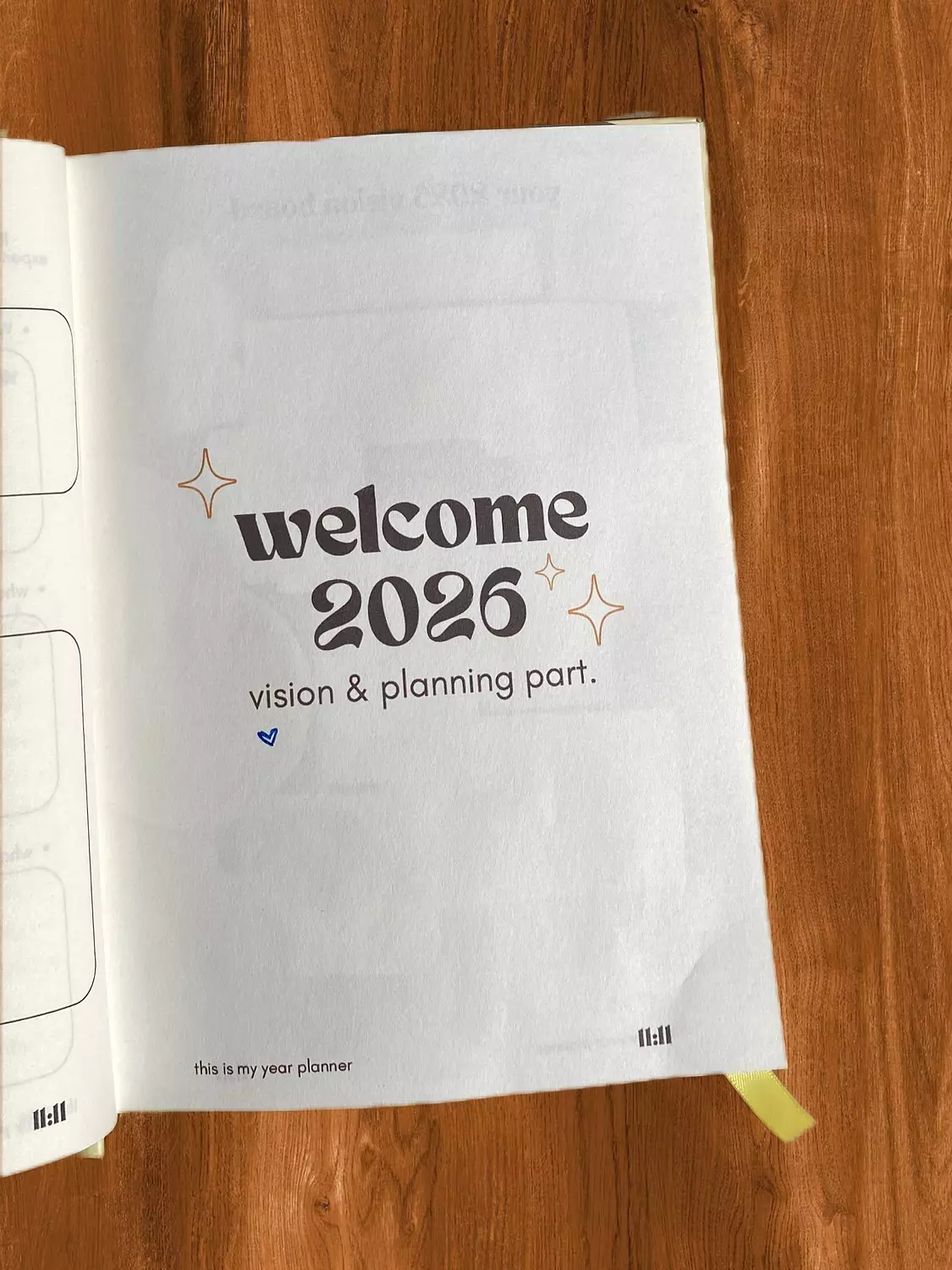 “This is my year” 2026 planner 4