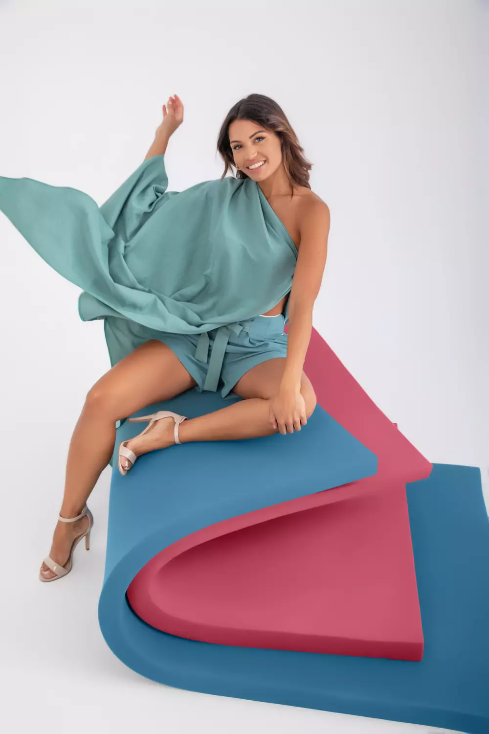 The ASSYA asymmetrical one shoulder top  1