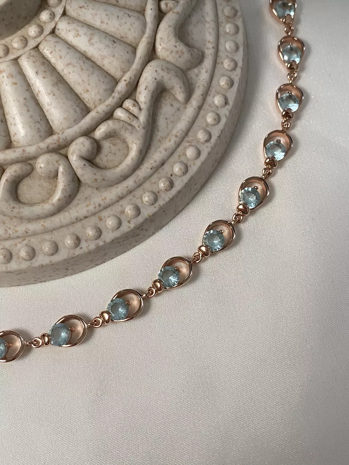 Turqoise Stones x Rose Gold Bracelet 2
