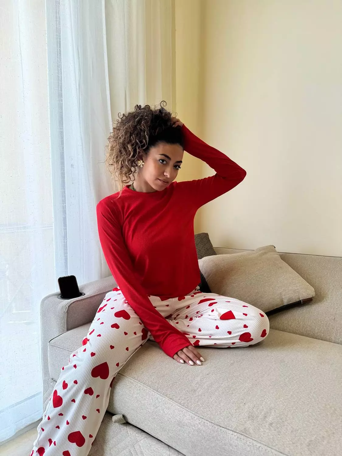 Hearts pjs 8