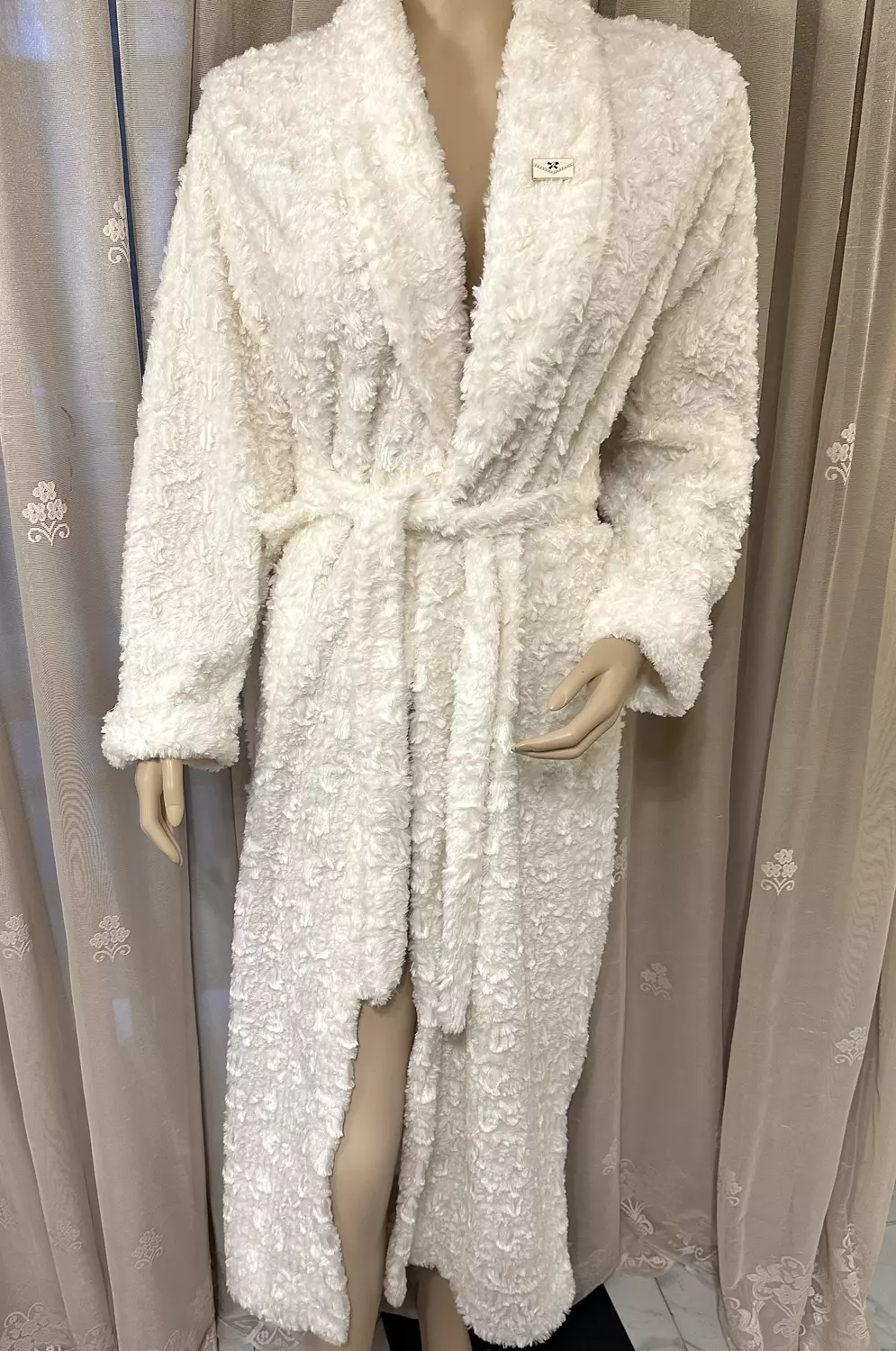Pearl Rabbit Fur Winter Robe 4