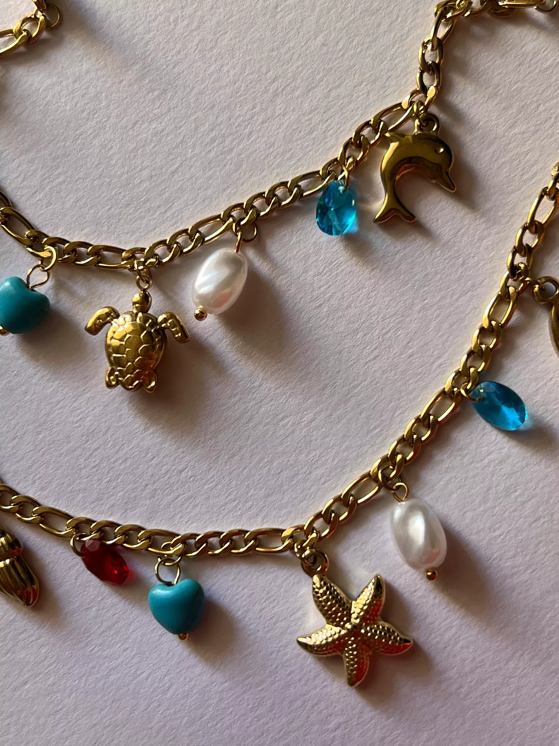 <p><span style="color: rgb(70, 71, 62)">Salty Charms Bracelet </span></p>