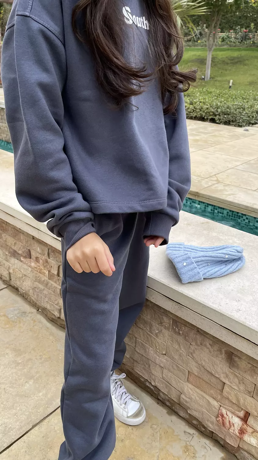 SOUTH CAN Cotton Grey Set for girls  2